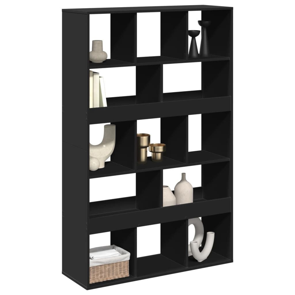 vidaXL Bücherregal Raumteiler Schwarz 100x33x156,5 cm günstig online kaufen
