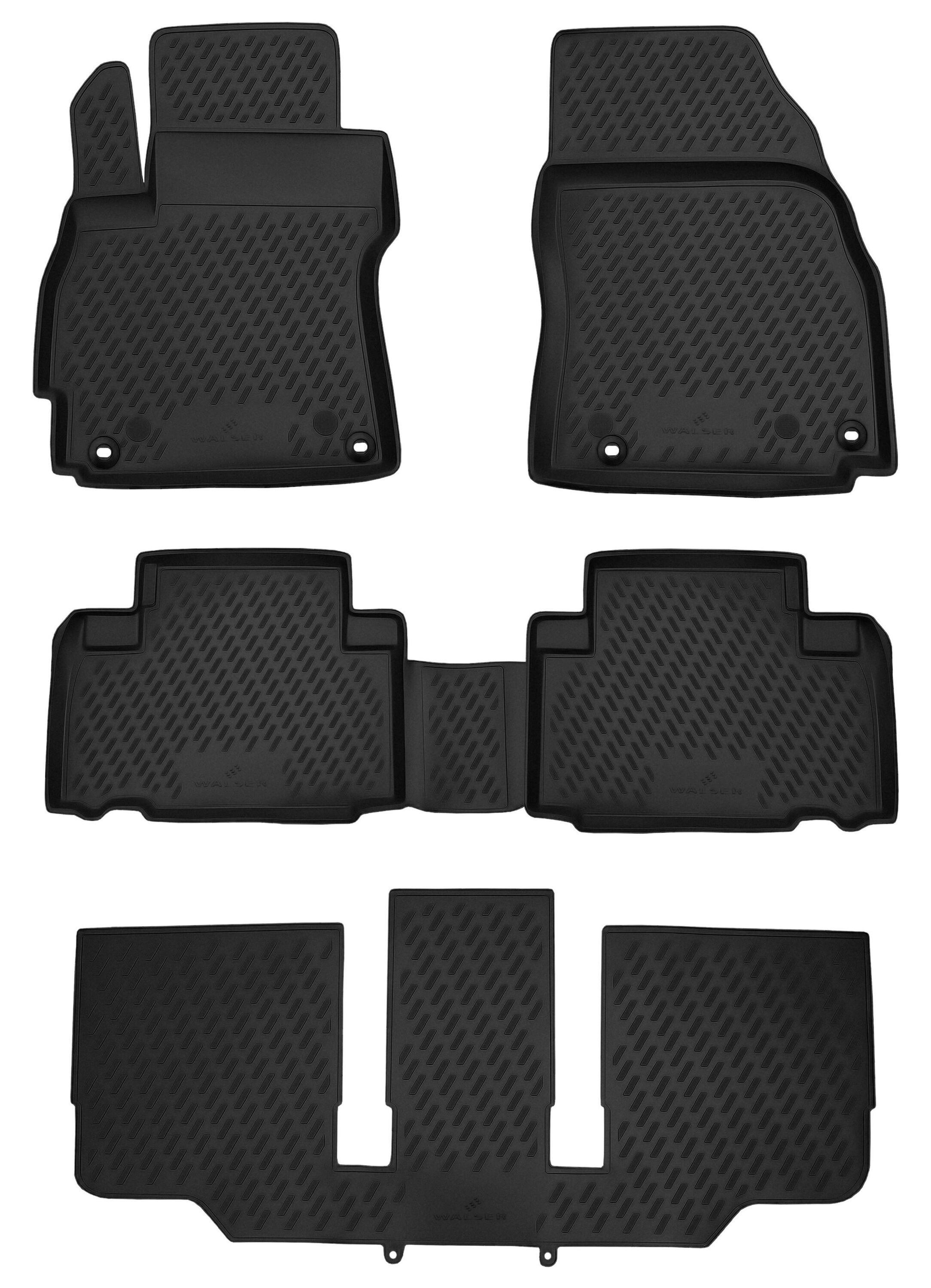 WALSER Kofferraumwanne Automatte Passform XTR (5 St), für MAZDA 5 (CW) MAZDA 5 (CW) 06/2010-