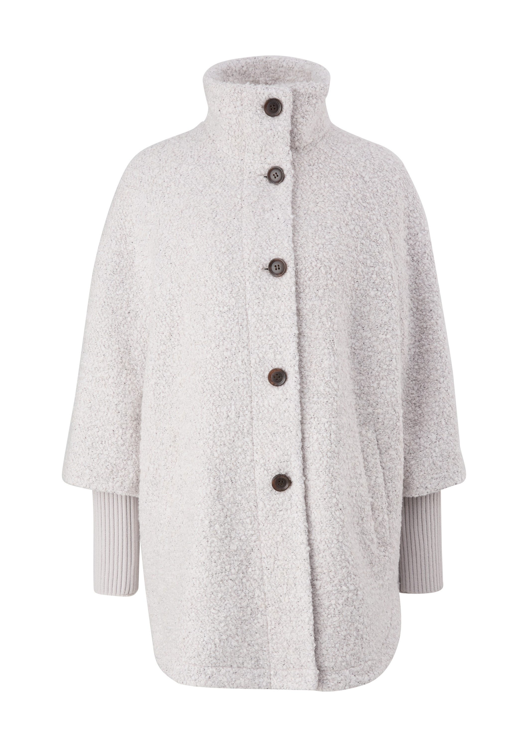 comma Funktionsjacke Outdoor-Jacke Jacke aus Bouclé