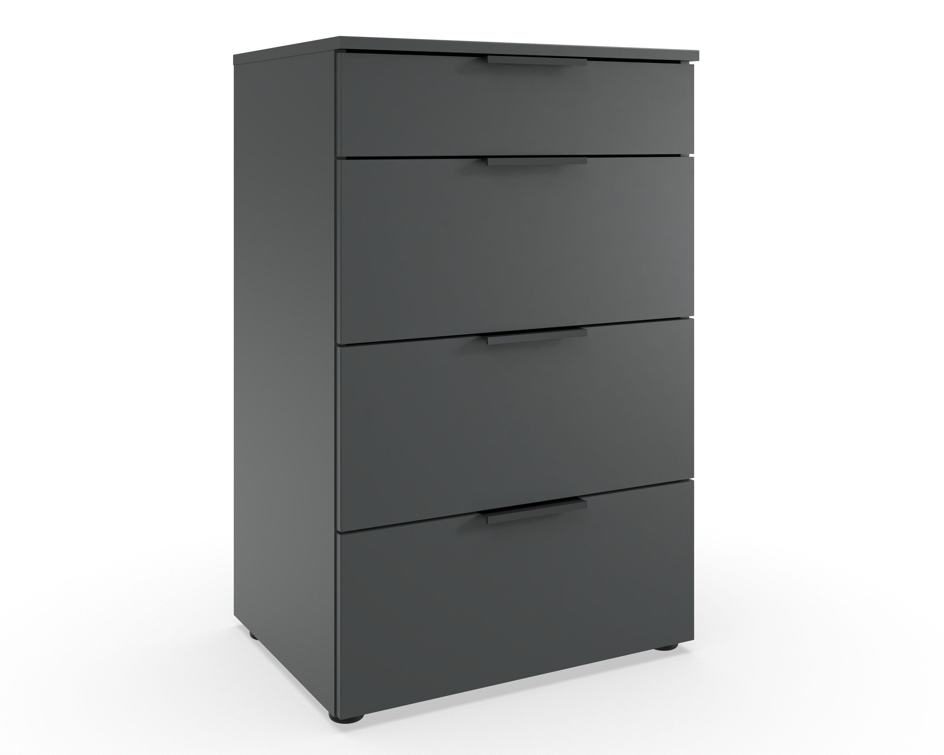 freiraum Hochkommode OXFORD, in GRAPHIT - 54x84x41cm (BxHxT)