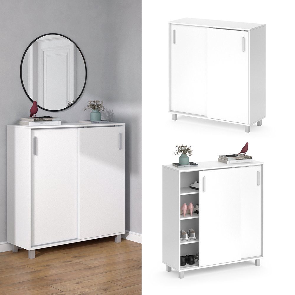 Vicco Schuhschrank Viva, Weiß, 100 x günstig online kaufen