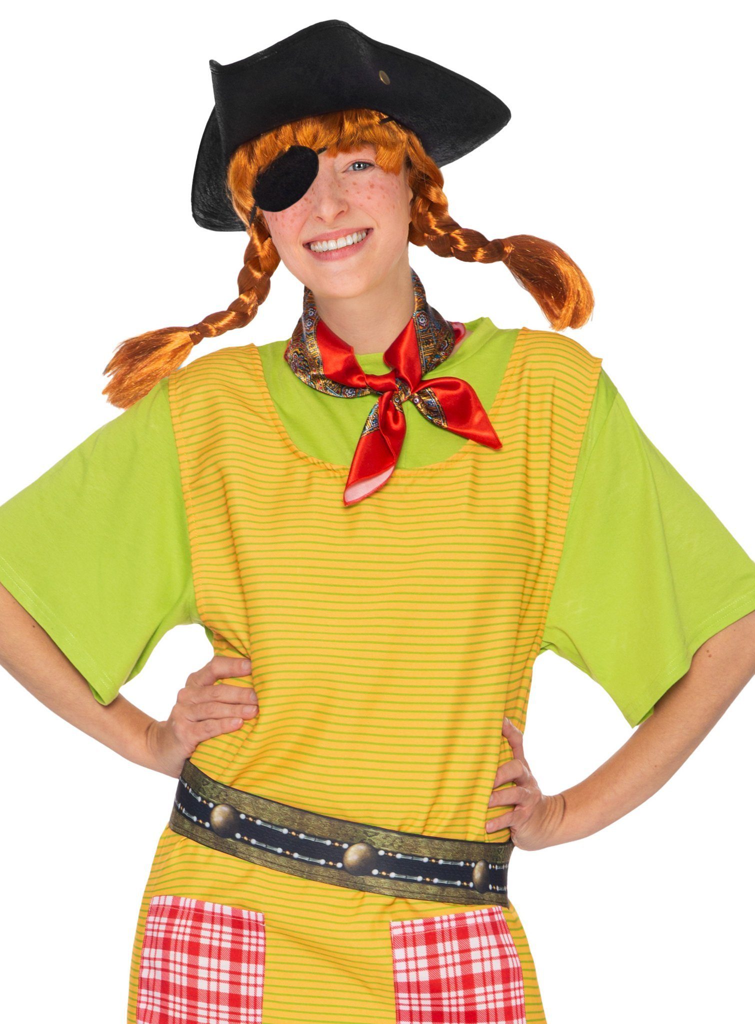 Maskworld Piraten-Kostüm Piratenset Pippi in Taka-Tuka-Land für Karneval, Alles was Du brauchst, um Pippi Langstrumpfs Papa zu befreien