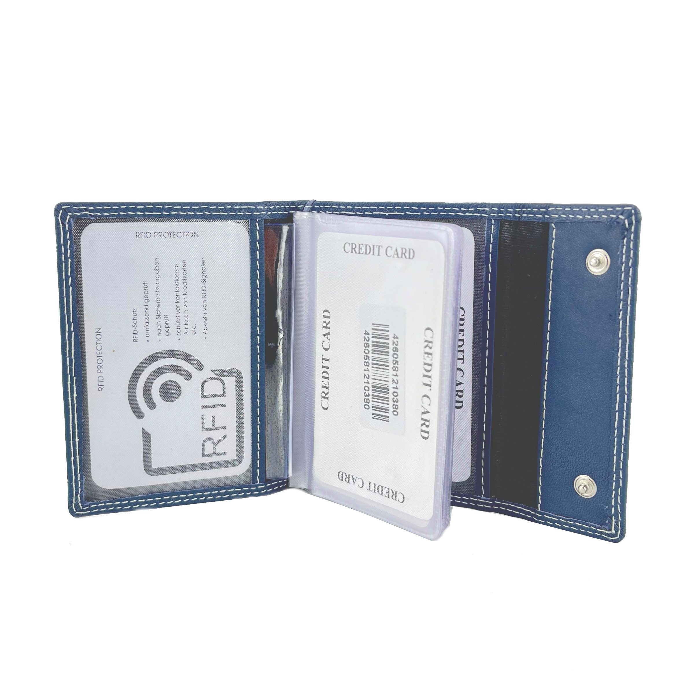 L&B Kartenetui Rindsleder Ausweishülle, RFID-Schutz integriert >2321< Dokum günstig online kaufen