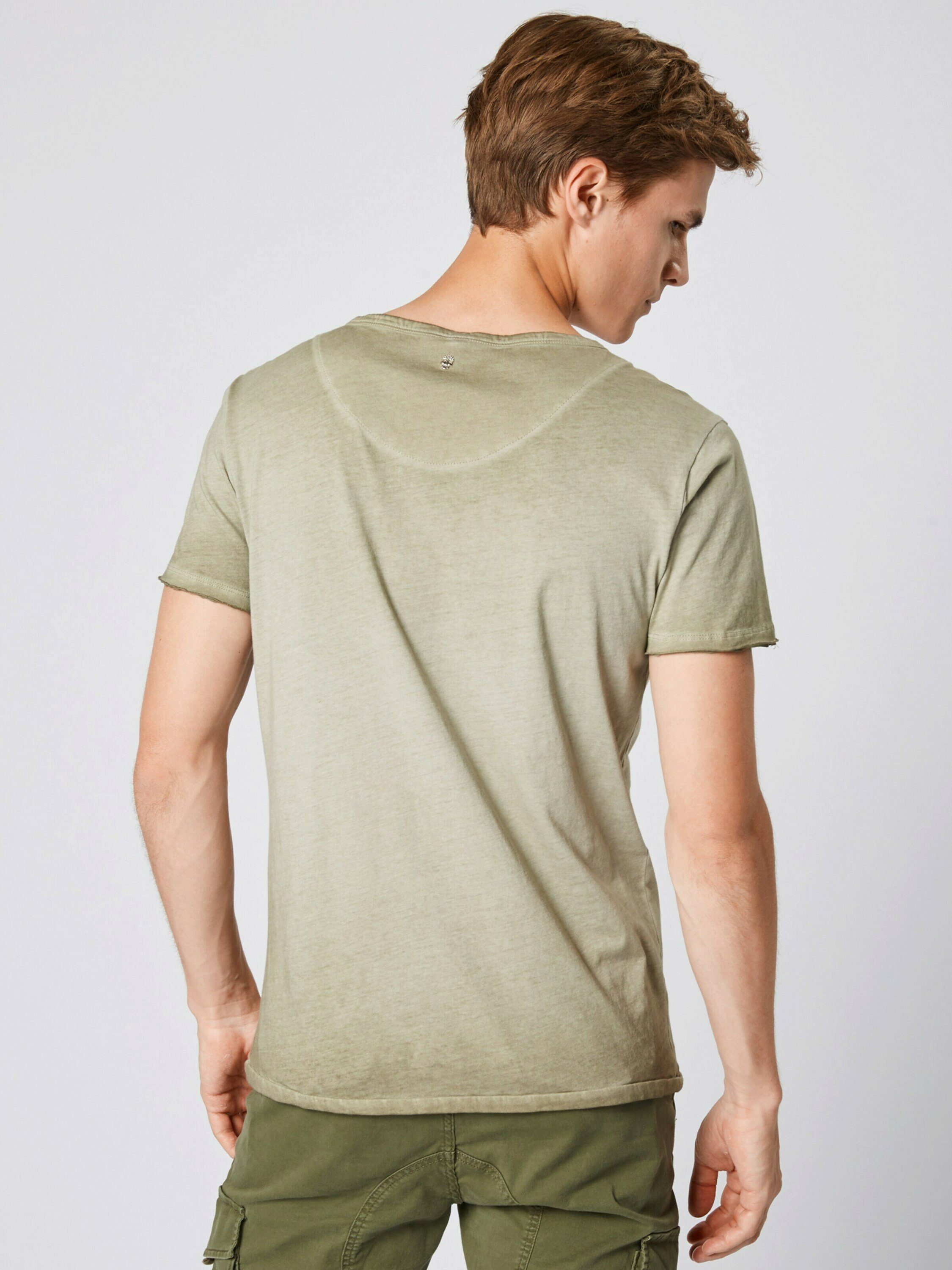 BIKDER (1-tlg) Largo Key T-Shirt BEARDED military-green MT