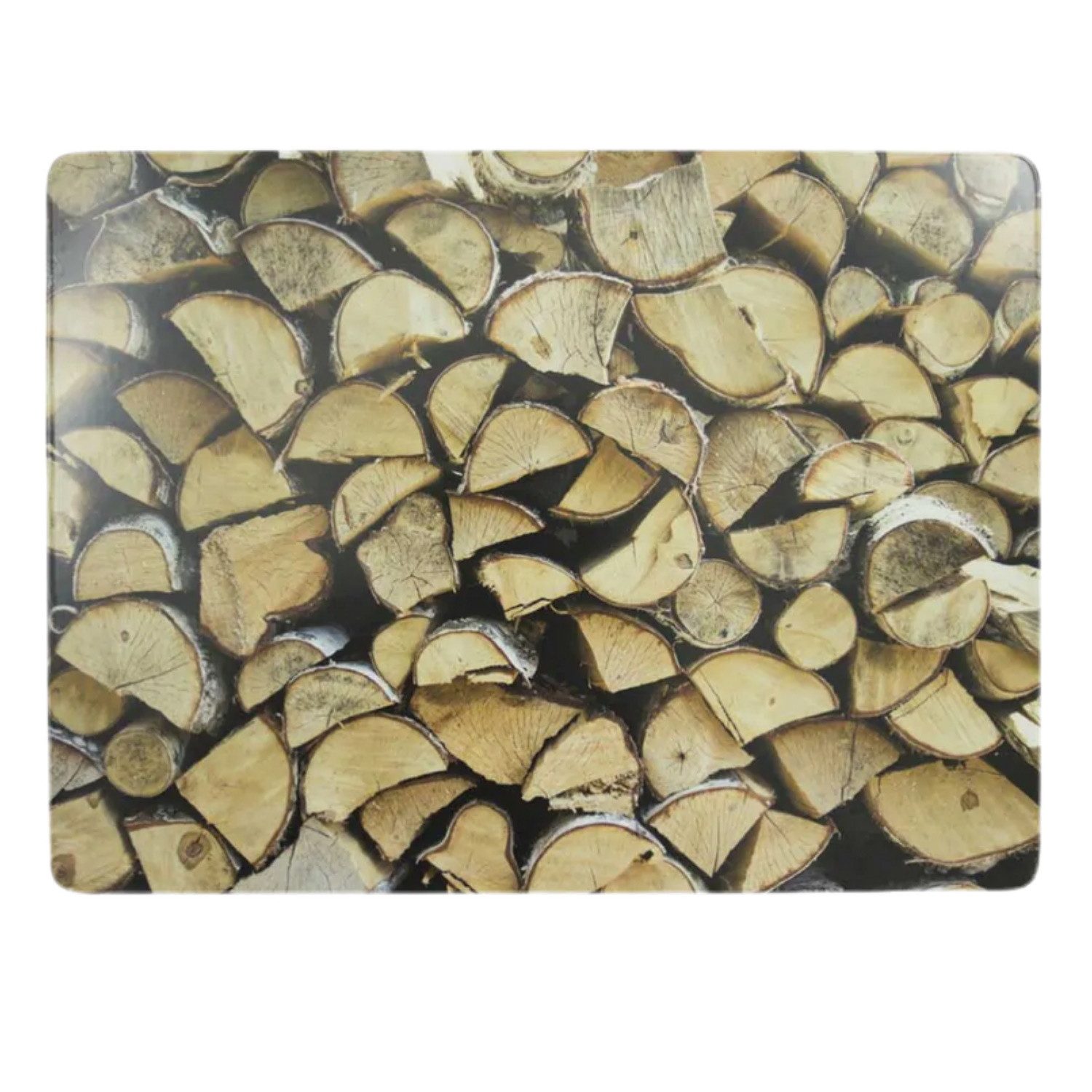 Hakbijl Glass Platzset, Höhe: cm, Farbe: Braun, Motiv: Holz