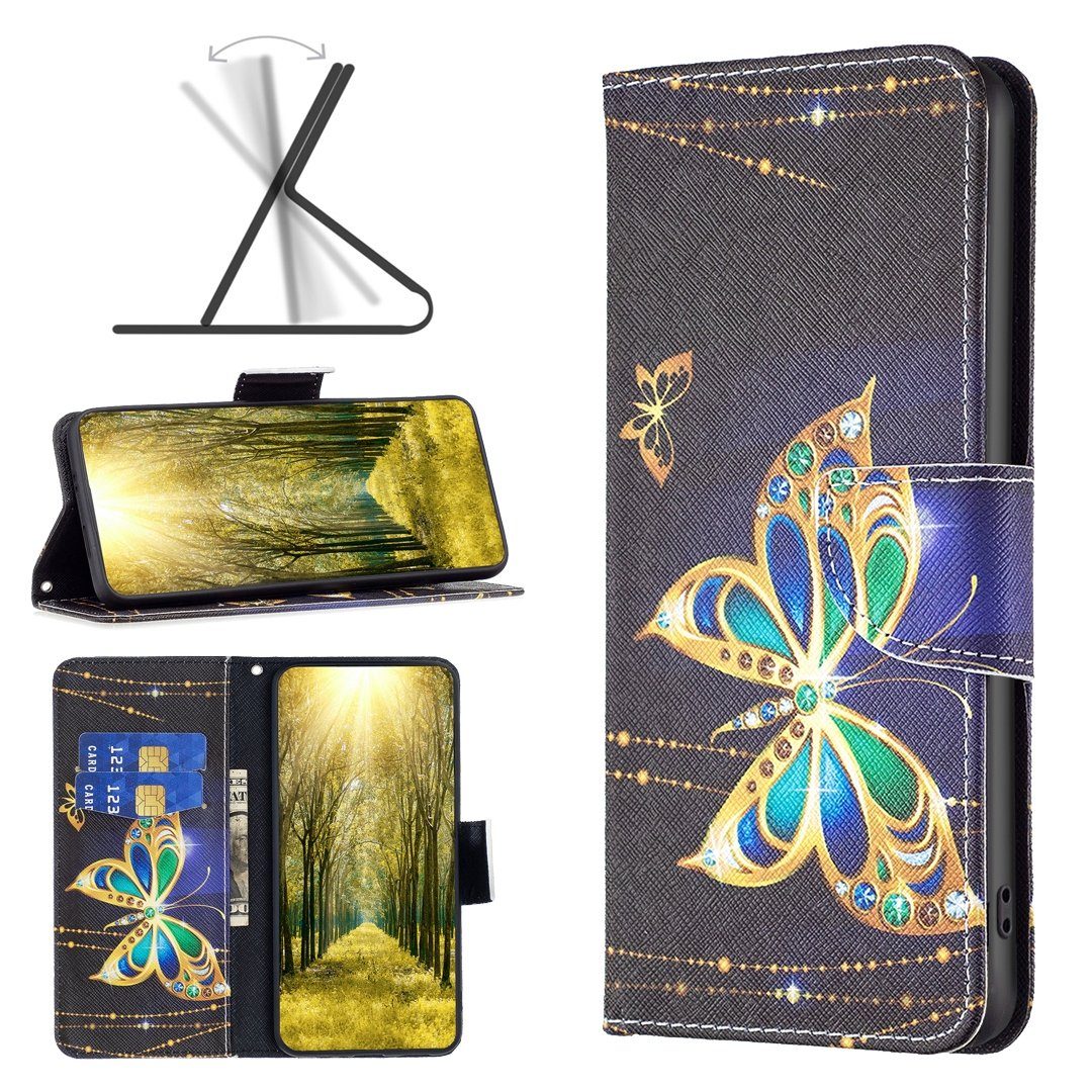 Wigento Handyhülle Für Nokia G21 / G11 Kunstleder Handy Tasche Book Motiv 6 Schutz Hülle Case Cover Etui Neu