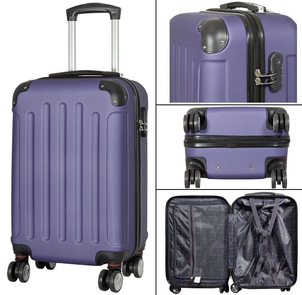 MONOPOL® Hartschalen-Trolley Hartschalen-Trolley Reisekoffer ABS Hartschale günstig online kaufen