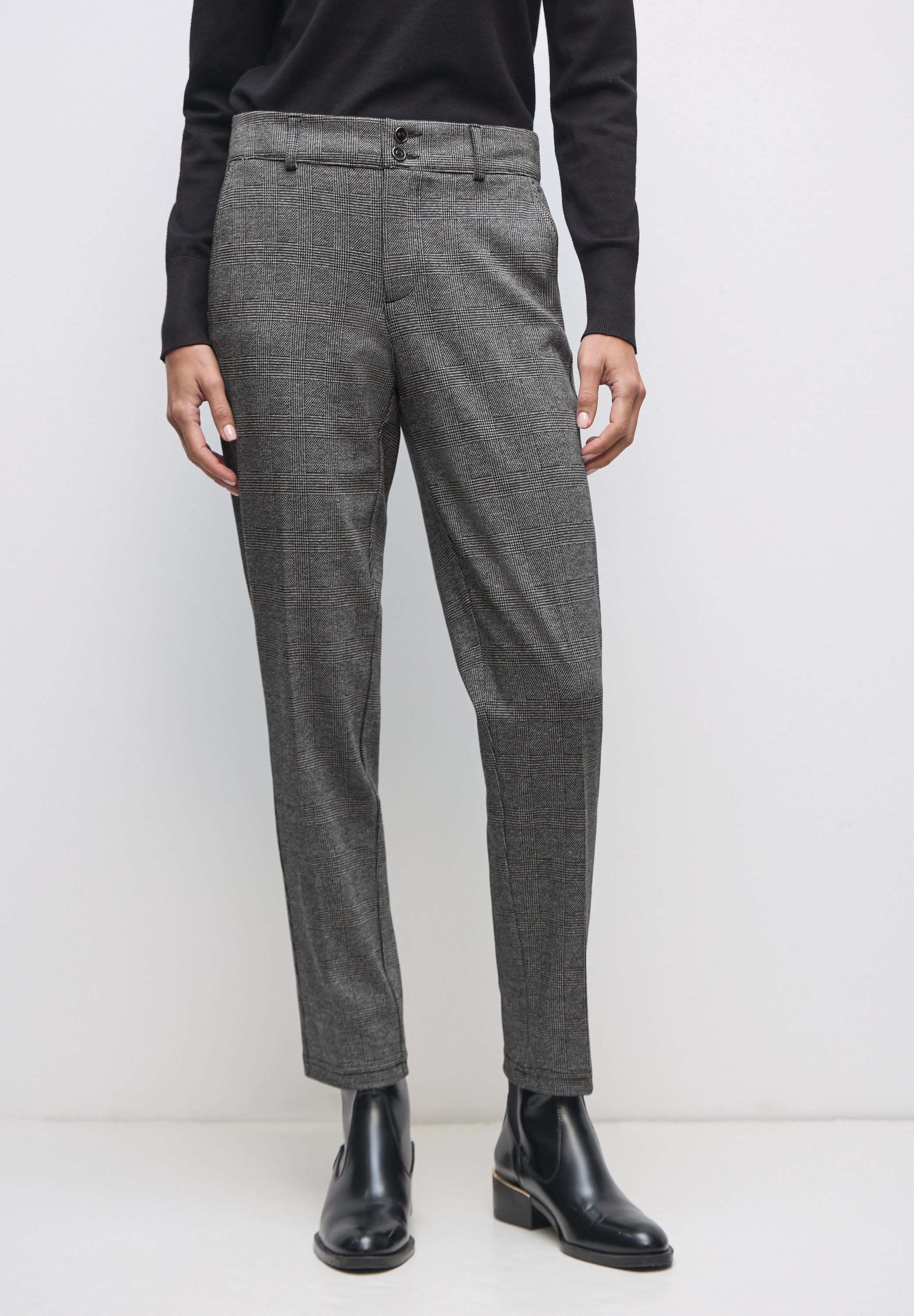 STREET ONE Chinohose Jacquard