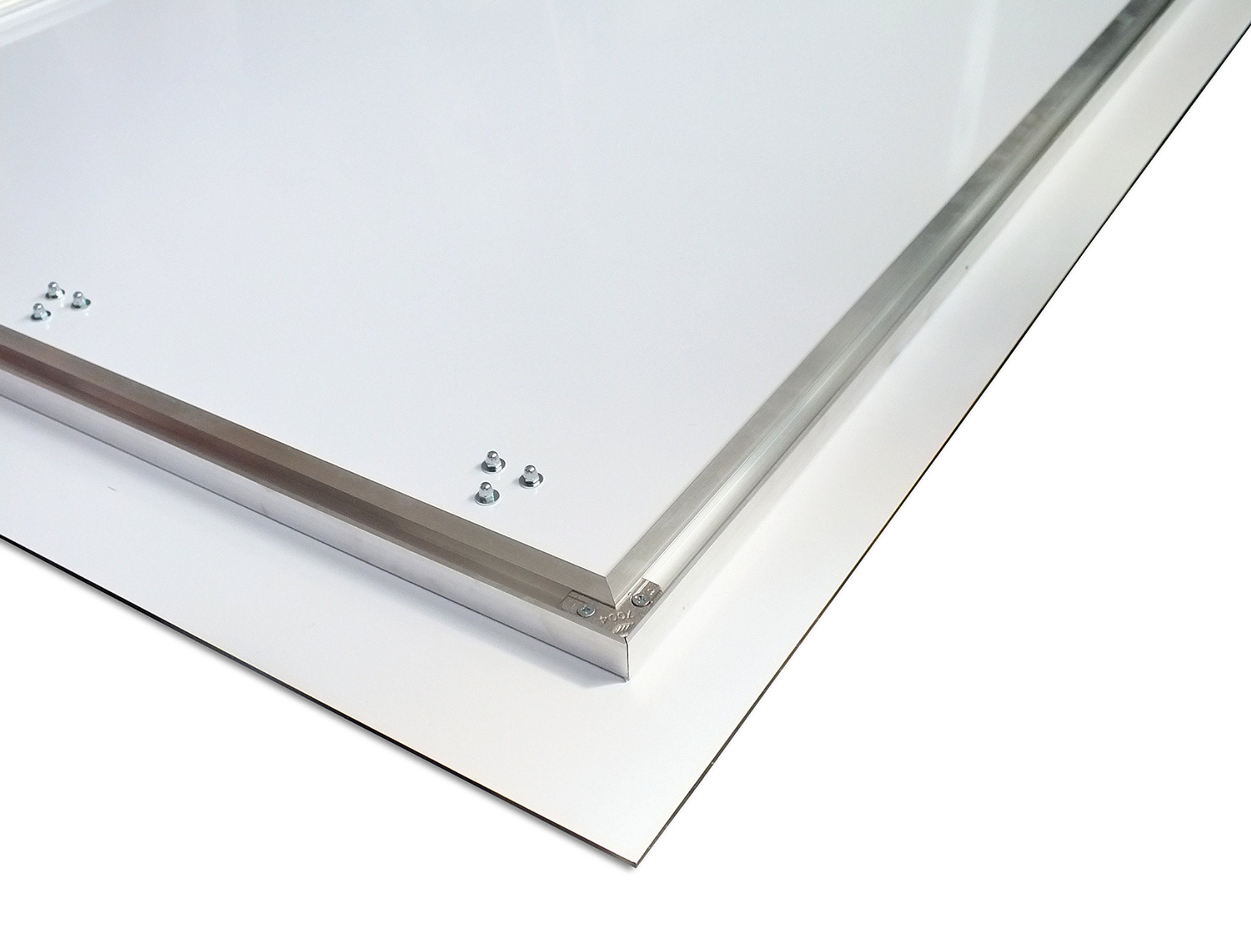queence Wandgarderobe Streifen - Garderobe aus hochwertigem Acrylglas (1 St), 100x120 cm - mit Edelstahlhaken