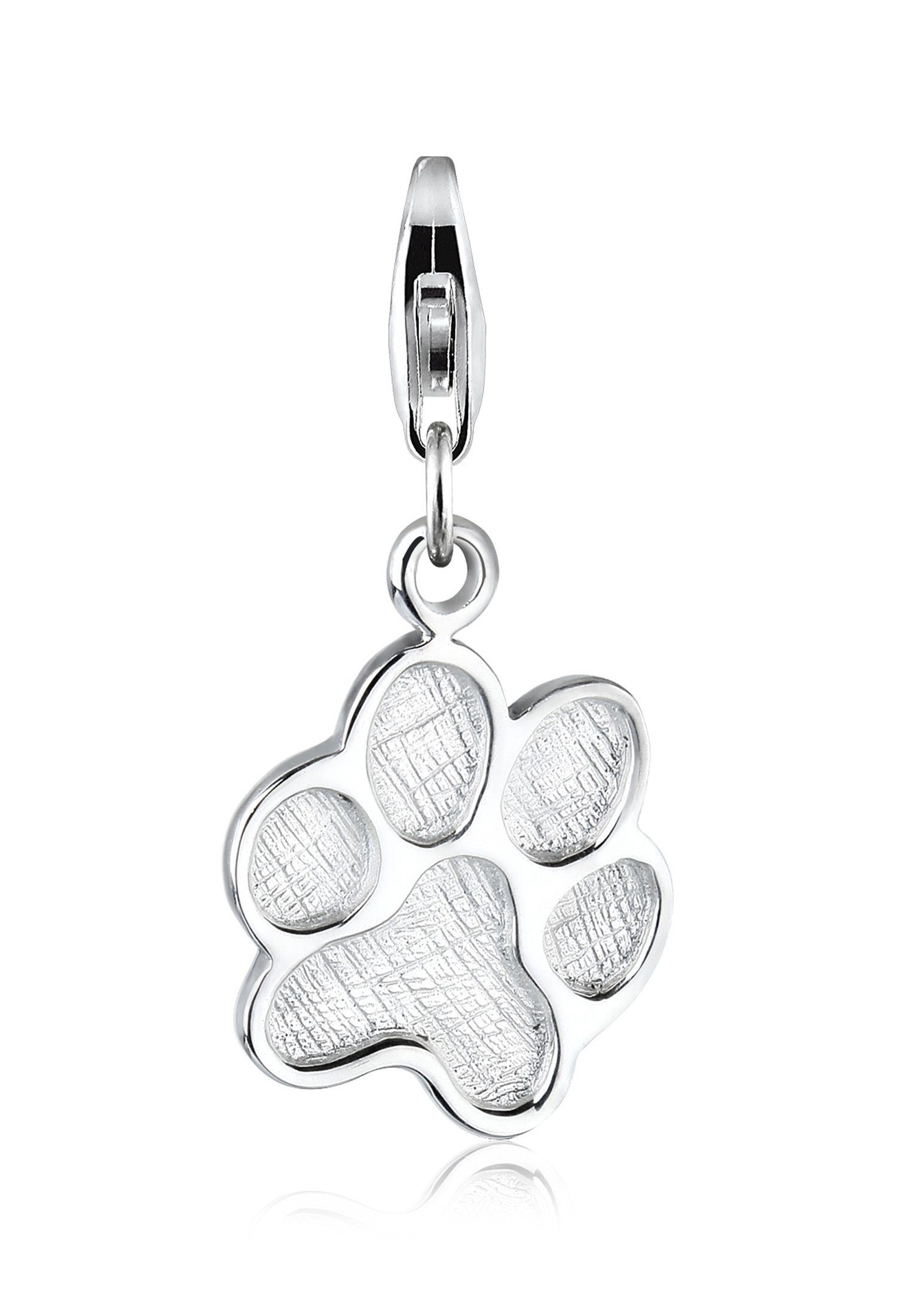 Elli Charm-Einhänger Katze Hund Pfote Tier 925 Silber, Pfote