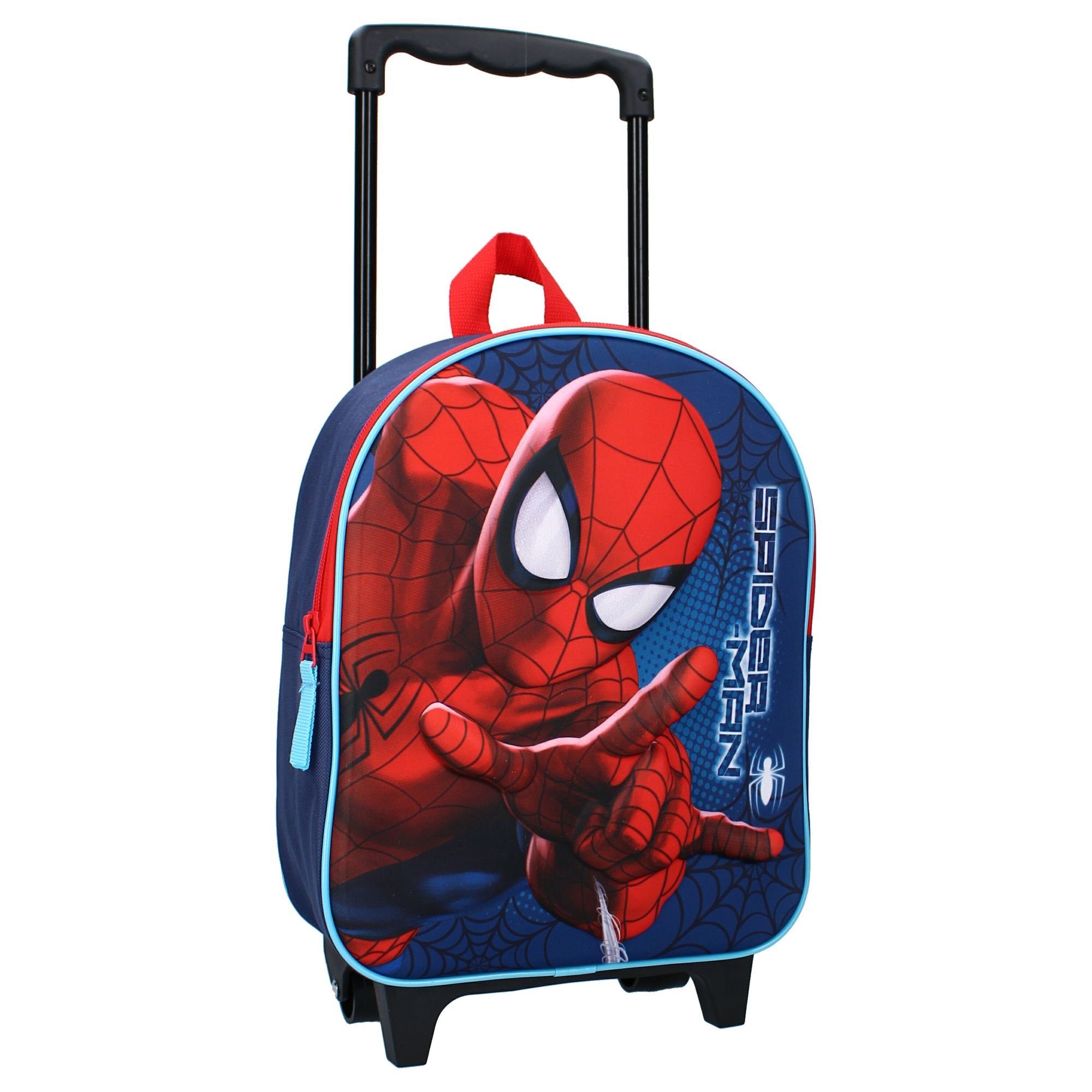 Spiderman Kindergartentasche Spiderman Trolley Kinderkoffer 32 cm Neu (3D)