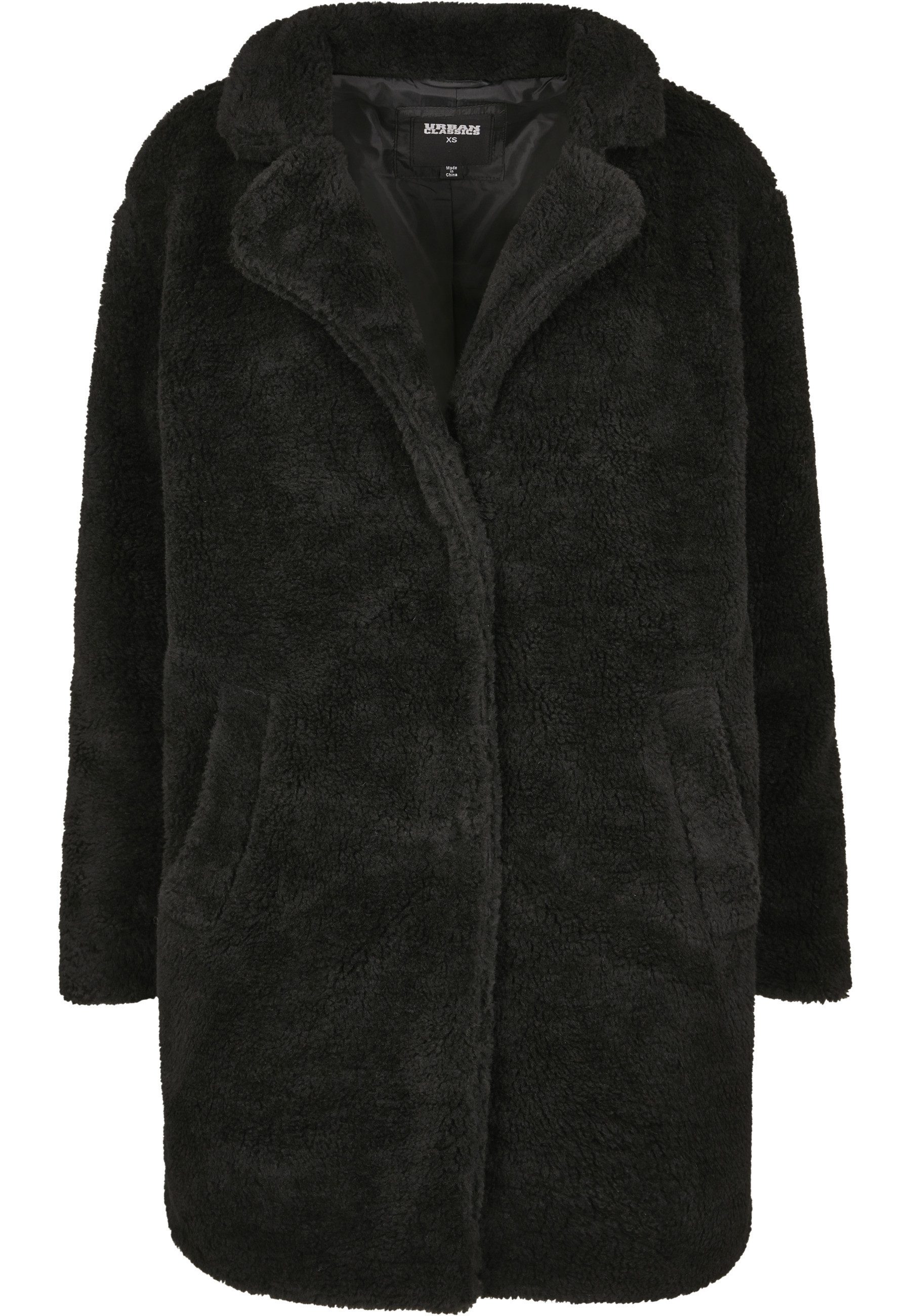 URBAN CLASSICS Cabanjacke Urban Classics Ladies Oversized Sherpa Coat (1-St)