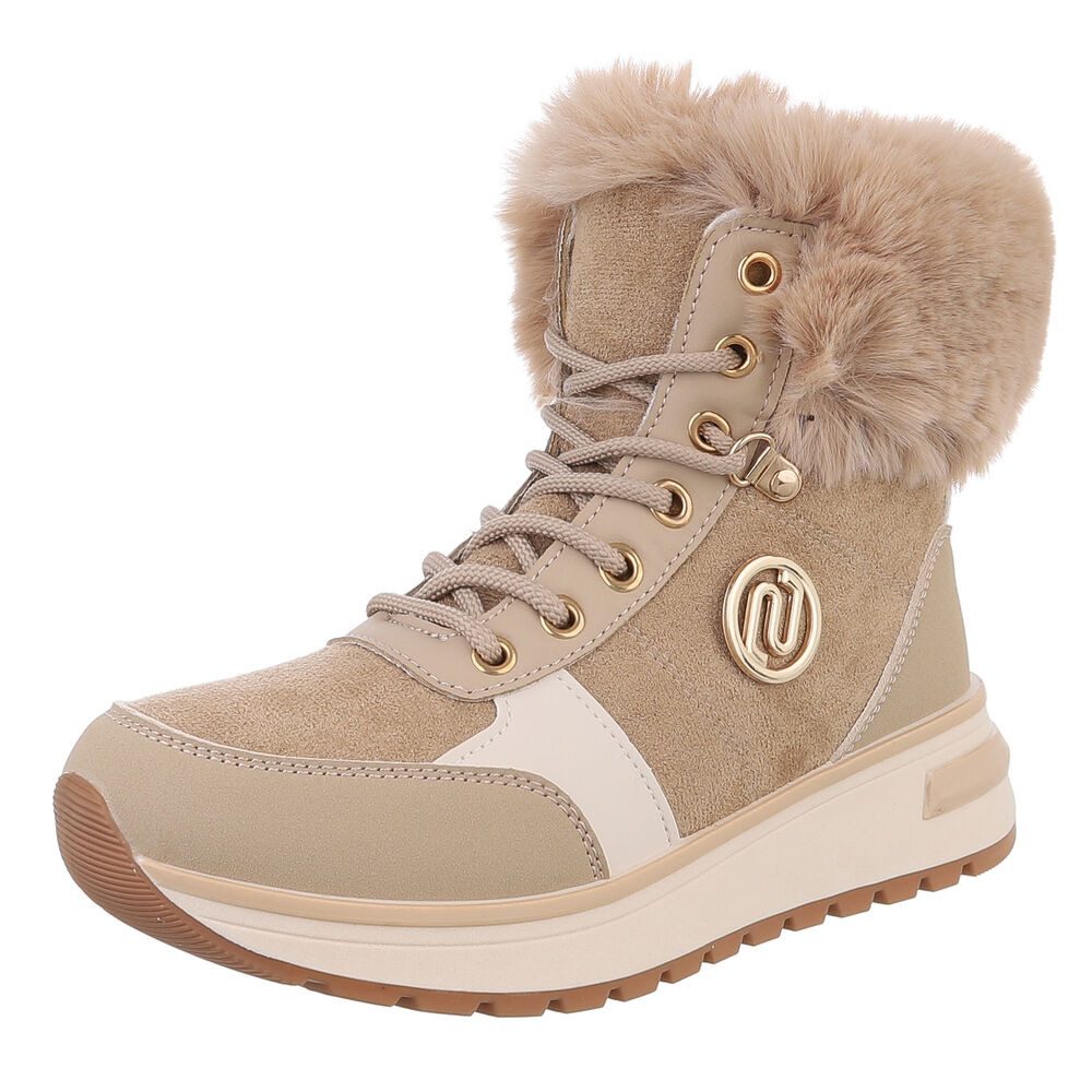 Ital-Design Damen Winterboots mit Futter und günstig online kaufen