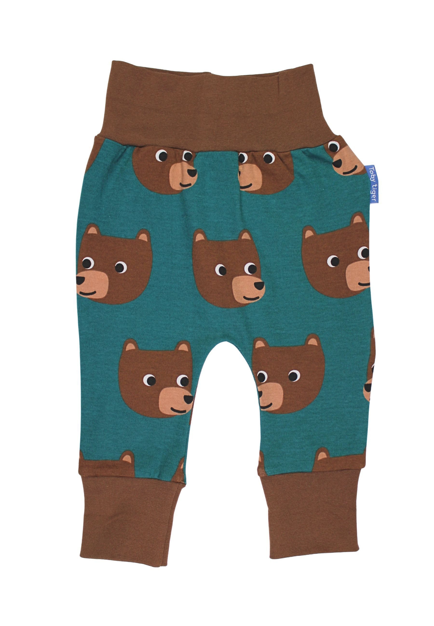 Toby Tiger Schlupfhose Hose mit Bären Print