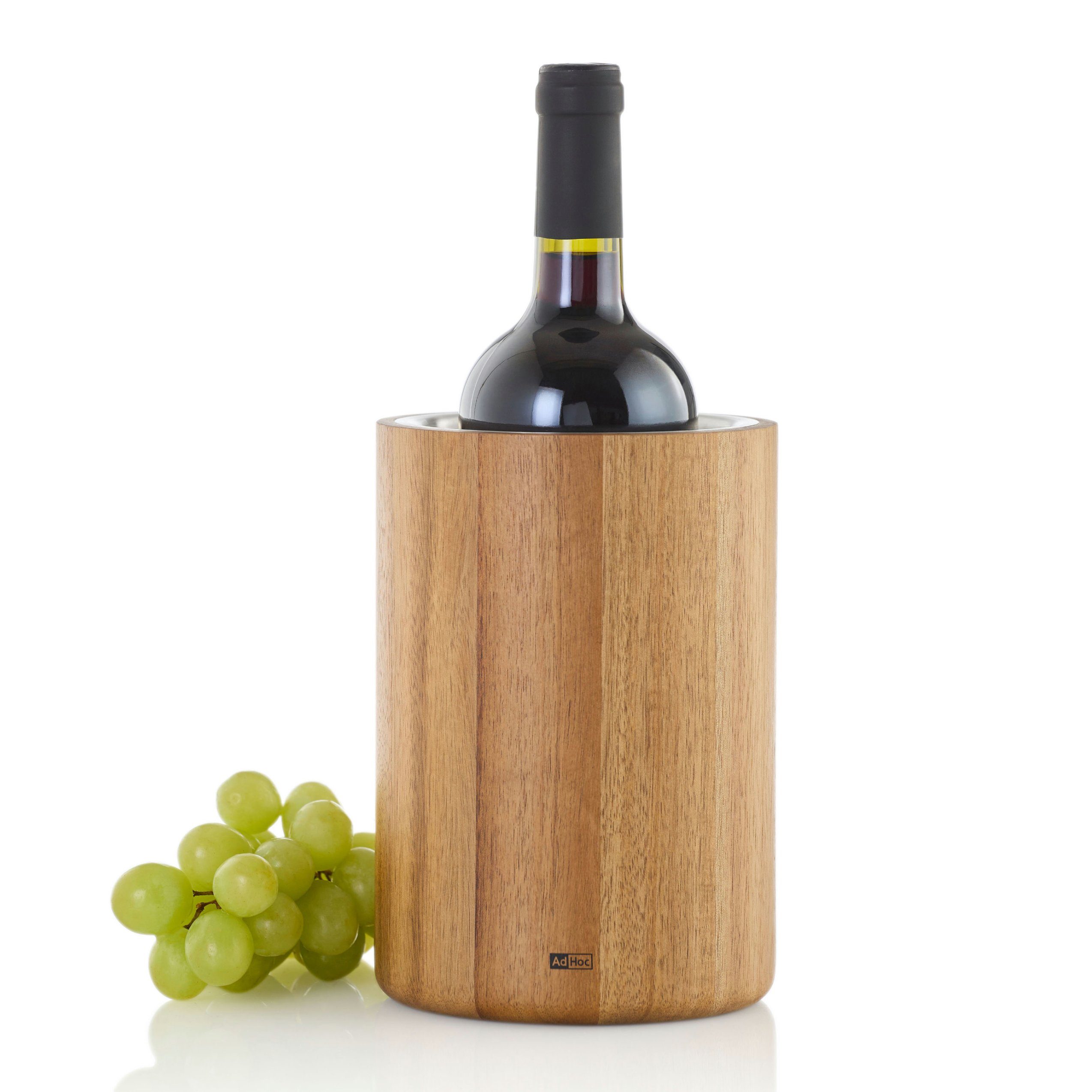 AdHoc Wein- und Sektkühler Vine, edler Materialmix für alle Getränkeflaschen