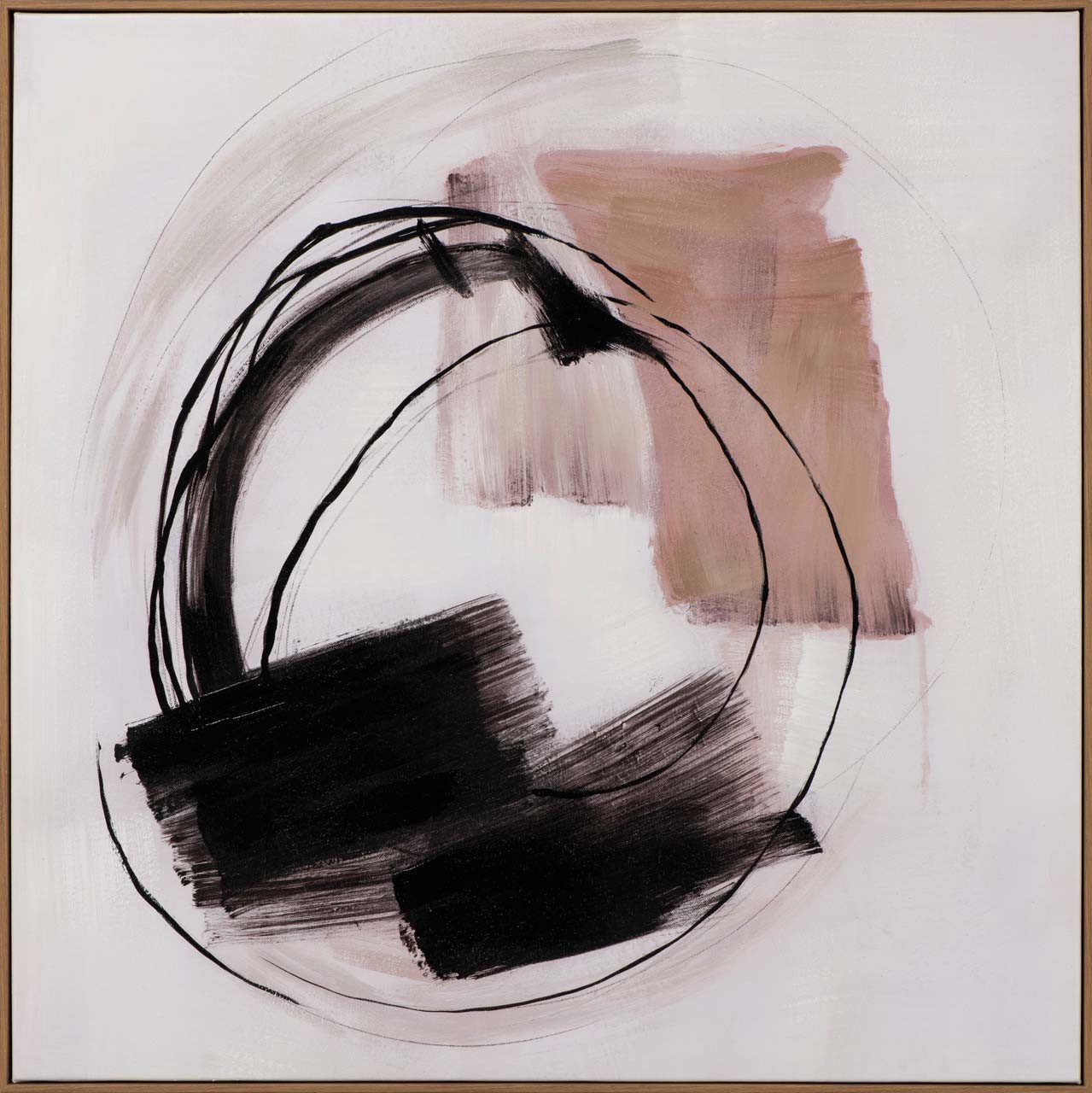 ArtUniverse Gemälde Leinwandbild Nature Circles 70 x 70 cm, Abstrakt