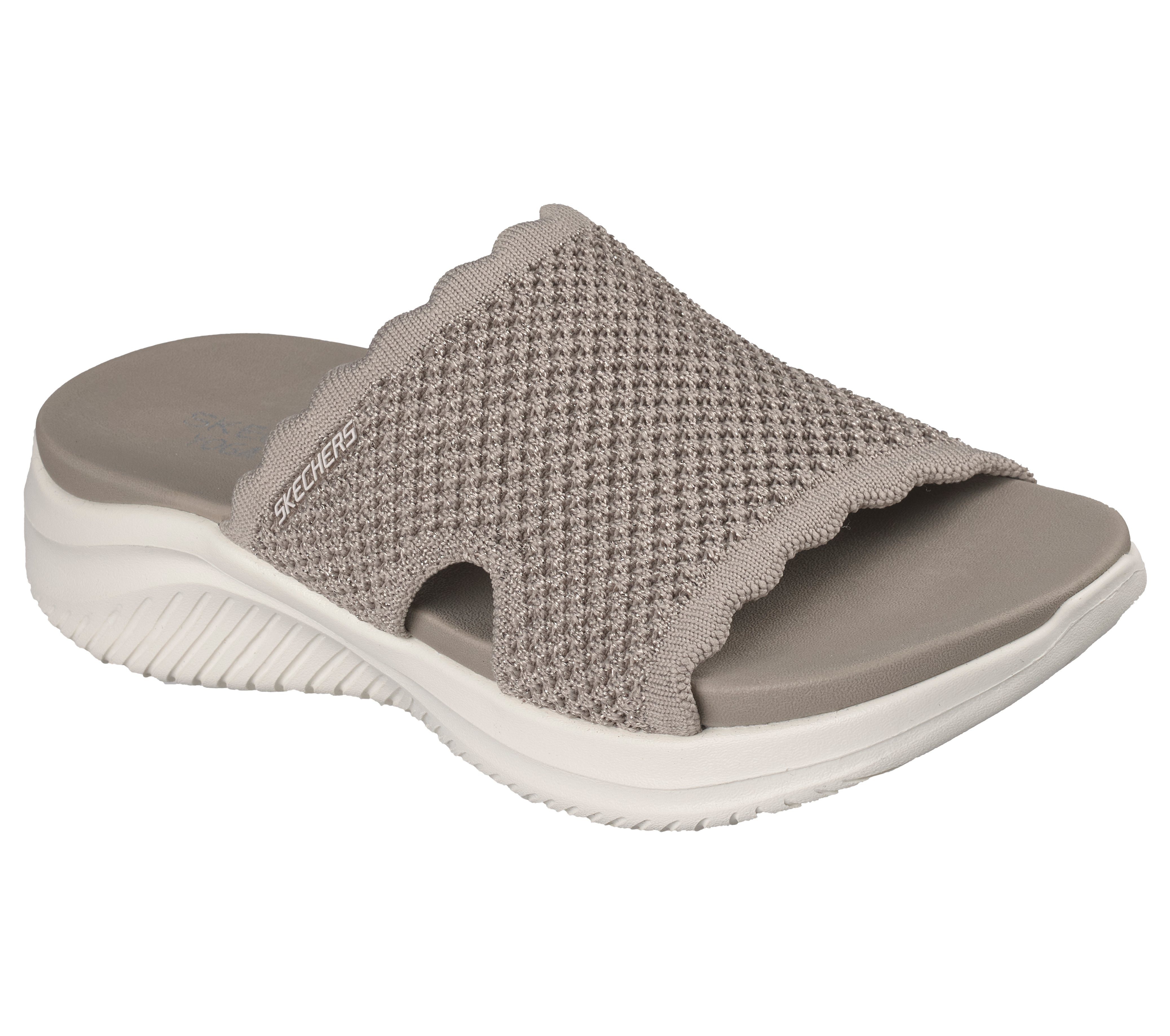 Skechers ULTRA FLEX 3.0 SANDAL-BRING IT! Pantolette Sommerschuh, Strandschuh, Badeschuh mit Yoga Foam