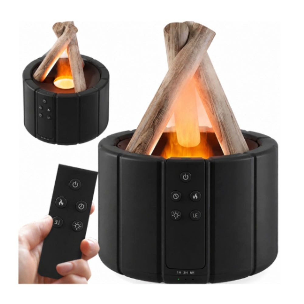 VERK GROUP Diffuser USB Luftbefeuchter mit Flammeneffekt – Ultraschall Aroma Diffuser mit