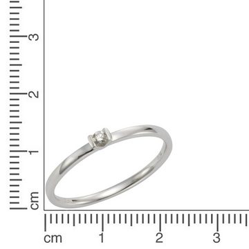 Orolino Fingerring 585 Gold mit Brillant 0,04ct.