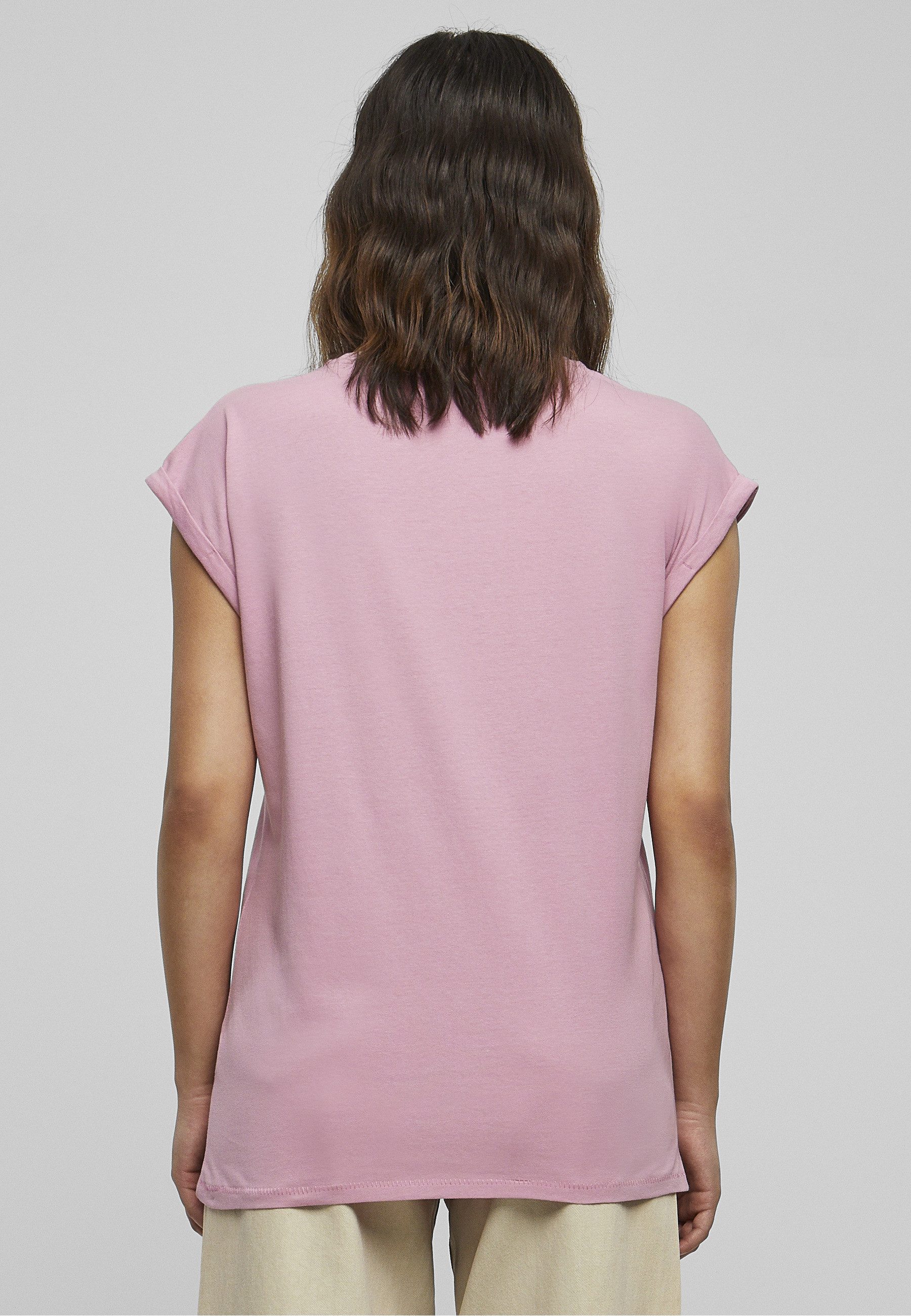 URBAN CLASSICS Kurzarmshirt Urban Classics Damen Ladies Extended Shoulder Tee (1-tlg) – Bild 5 von 5
