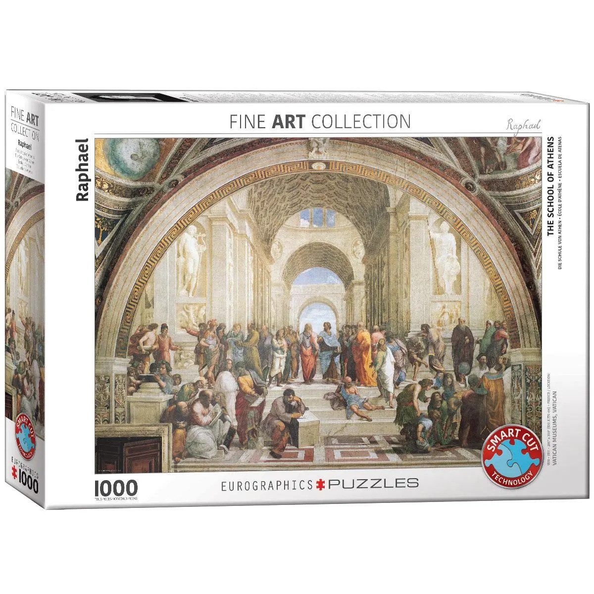 EUROGRAPHICS Puzzle Die Schule von Athen, 1000 Puzzleteile günstig online kaufen
