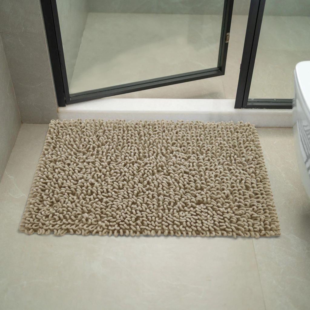 K-HOME Badematte SLING, Badvorleger, Badezimmer Teppich, sehr weiche dichte Fasern, schnell trocknend, fusselfreier Badteppich