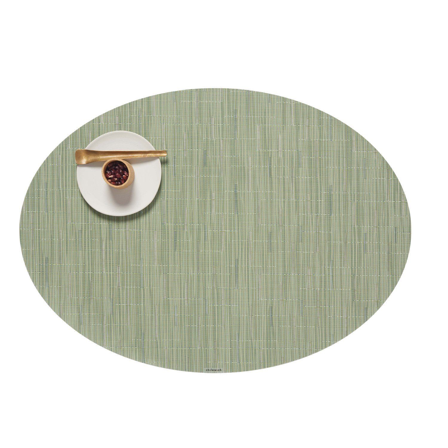 Chilewich Platzset Bamboo Oval Spring Green, (1-St)