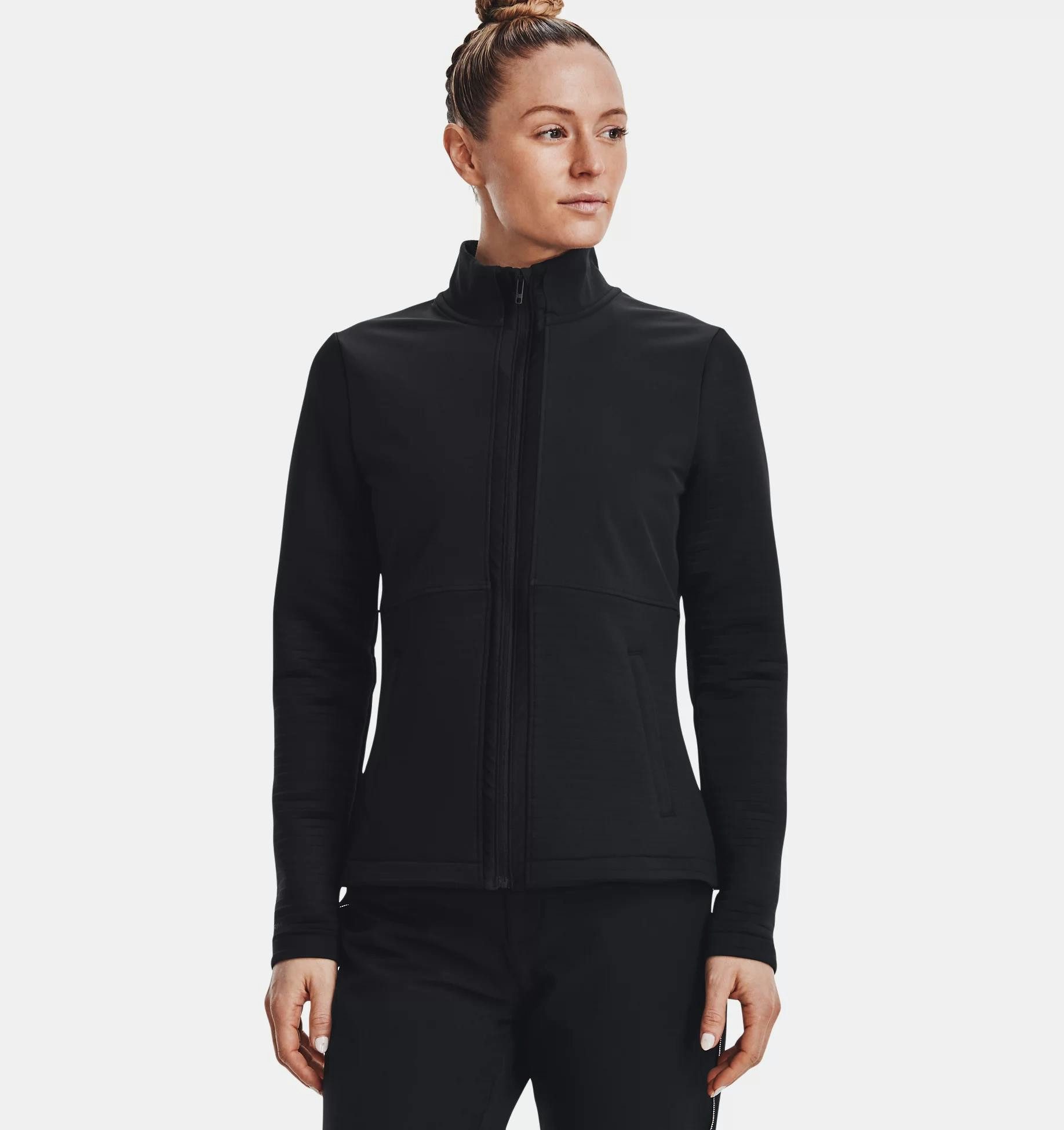 Under Armour® Longsweatshirt Under Armour Golf Layer Storm Daytona Full-Zip Damen Schwarz