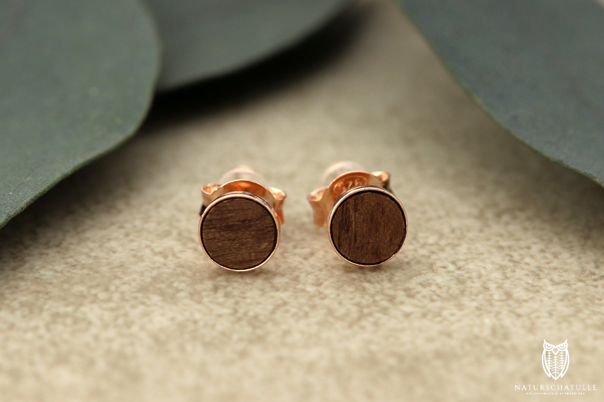 NaturSchatulle Paar Ohrstecker Filigree (Holzohrringe), 925 Silber ⌀5mm Nac günstig online kaufen