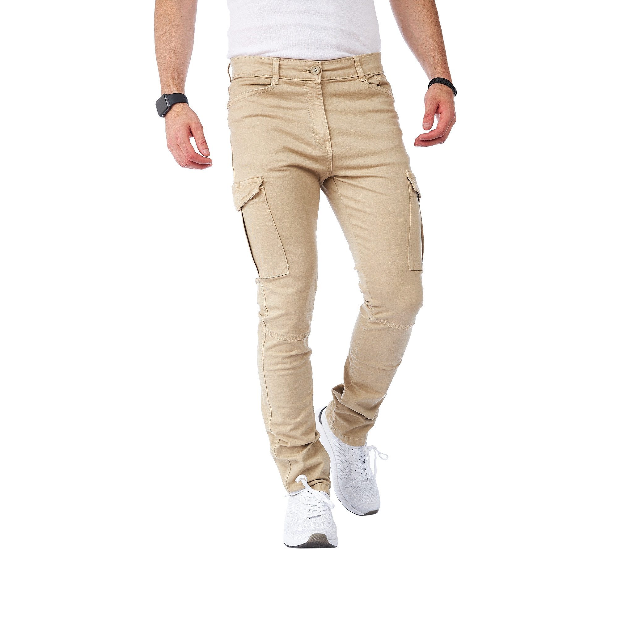 Styleko Chinohose Slim fit Cargohose Herren Cargohose männer Cargohose für Herren Jogger