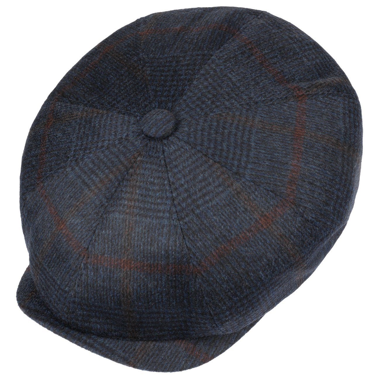 Stetson Flat Cap (1-St) Schirmmütze mit Schirm, Made in Germany