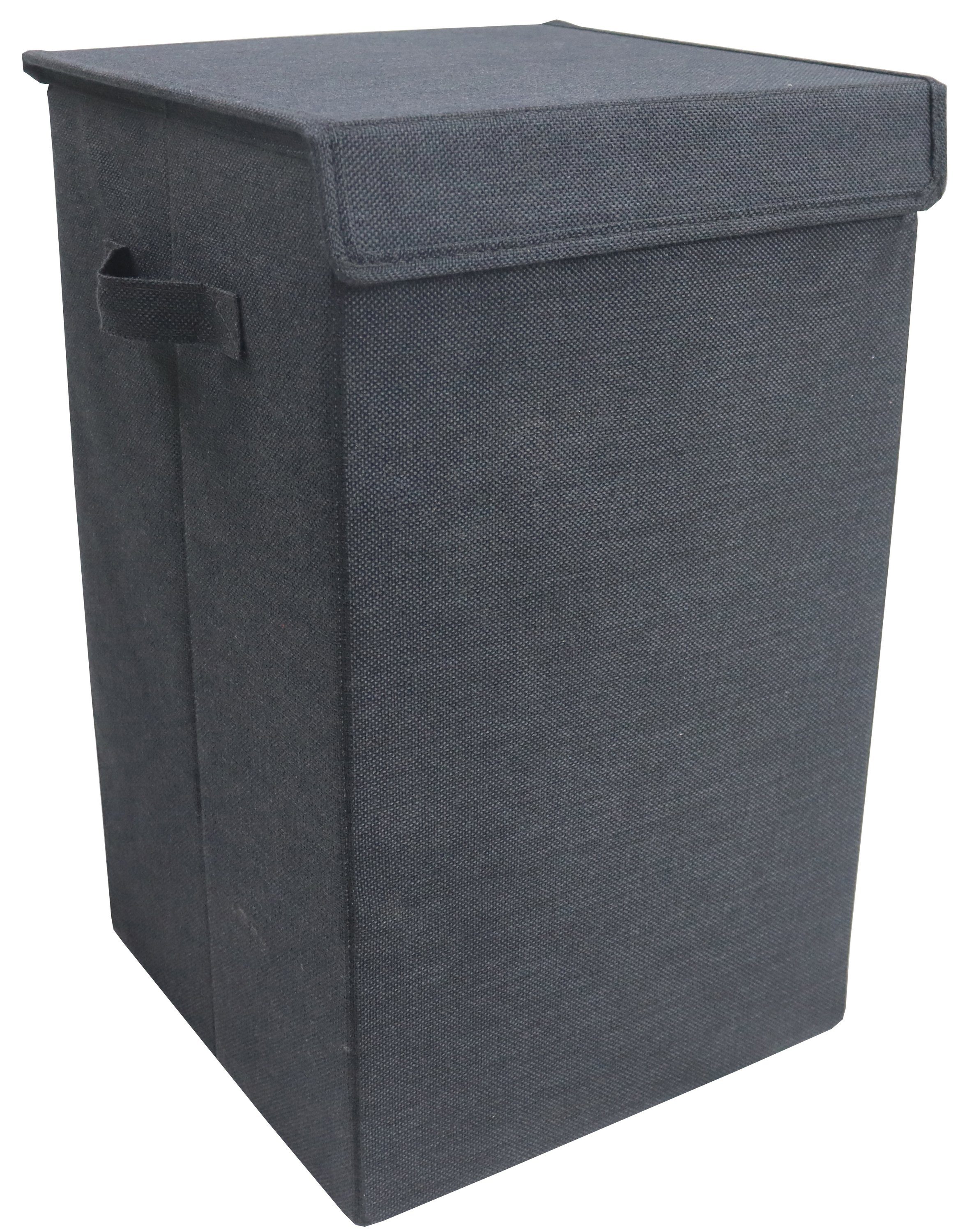 VCM Faltbox Wäschekorb Wäschebox Stoffbox mit Deckel Dreso M (1 St) günstig online kaufen