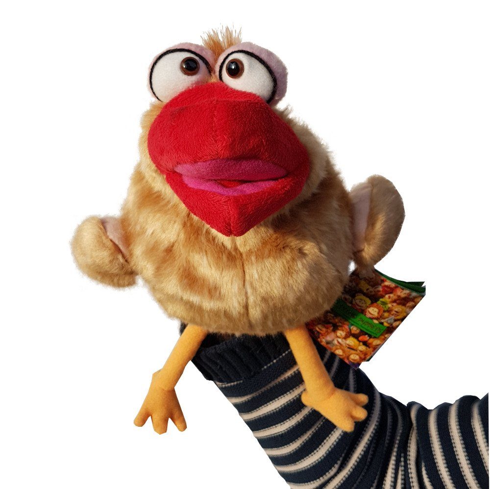 Living Puppets Handpuppe Living Puppets® Handpuppe Petronella Piepspatz W257 (Packung), Sehr gut geeignet um Geschichten zu erzählen