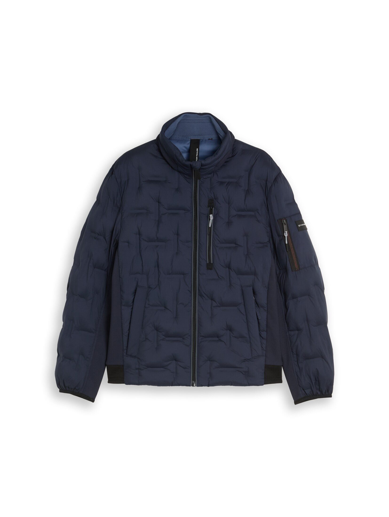 TOM TAILOR Winterjacke Jacken Hybrid Steppjacke mit verstaubarer Kapuze