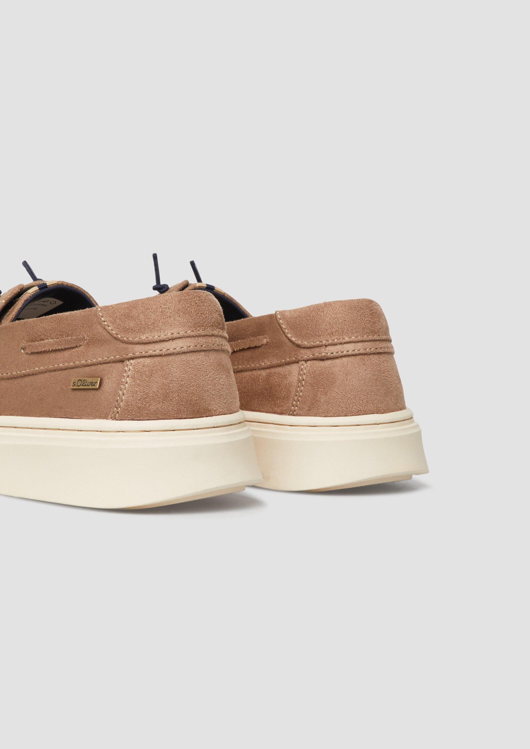 s.Oliver Slipper Schnürschuh Halbschuhe mit Sohle