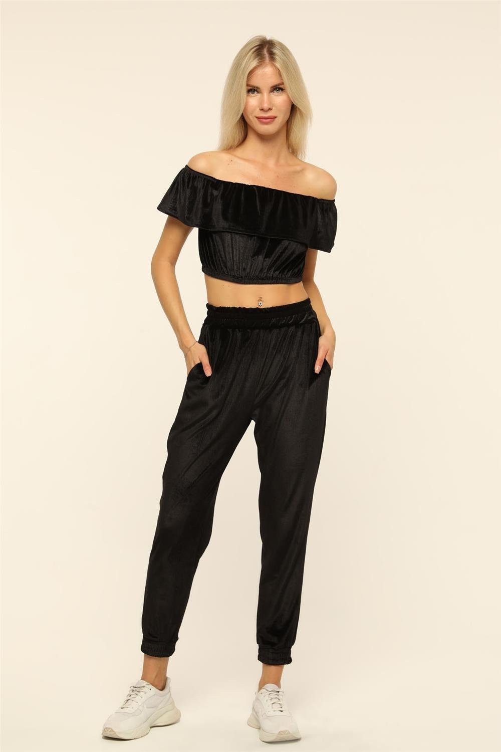 Chinohose Samt-Hose