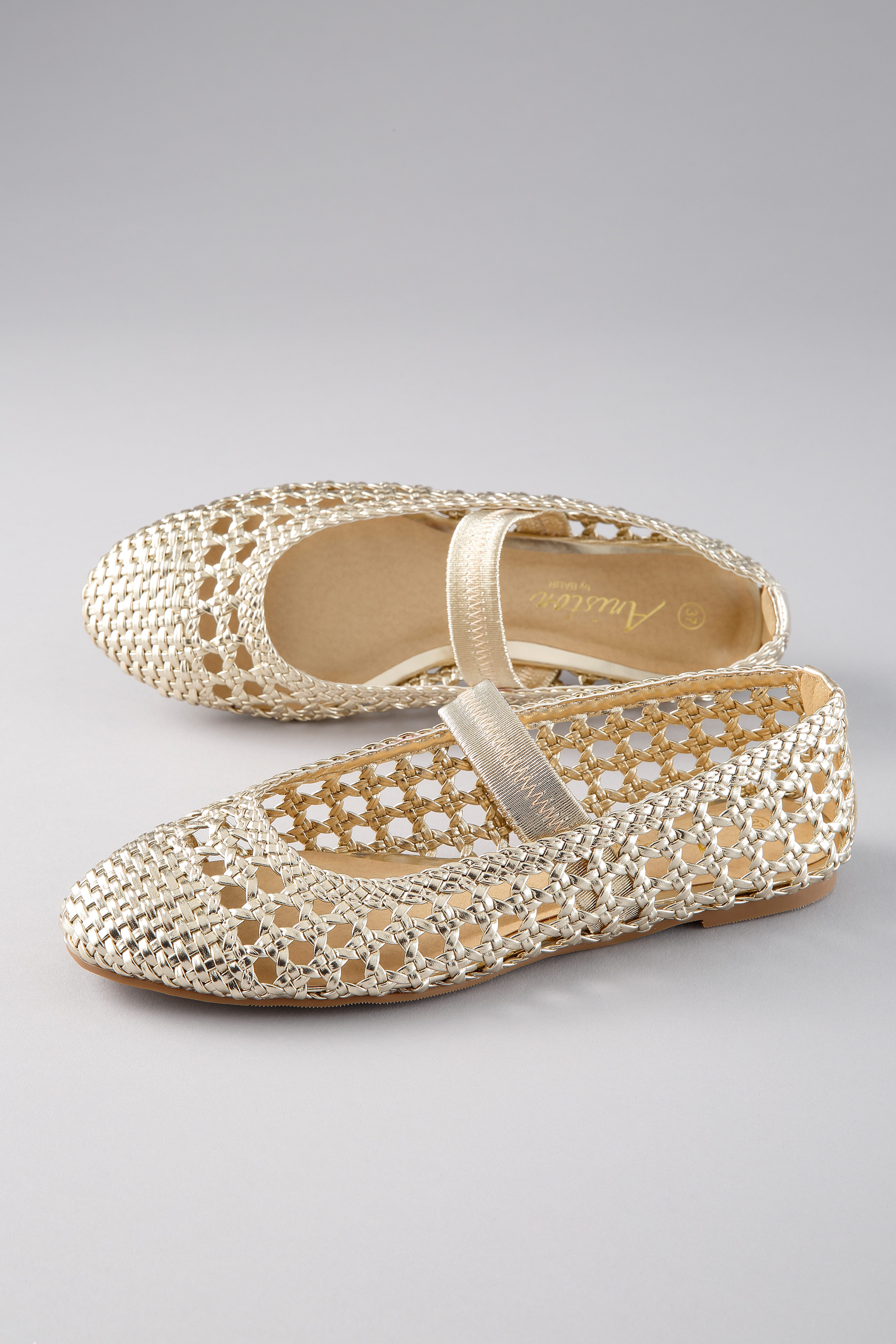 Aniston SHOES Ballerina Sommerschuh in Flechtoptik - NEUE KOLLEKTION