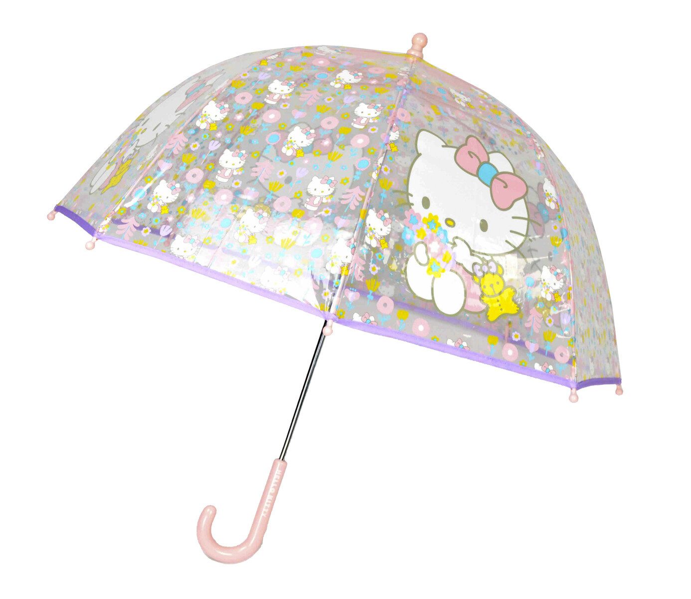 Hello Kitty Stockregenschirm - Regenschirm Stockschirm für Kinder