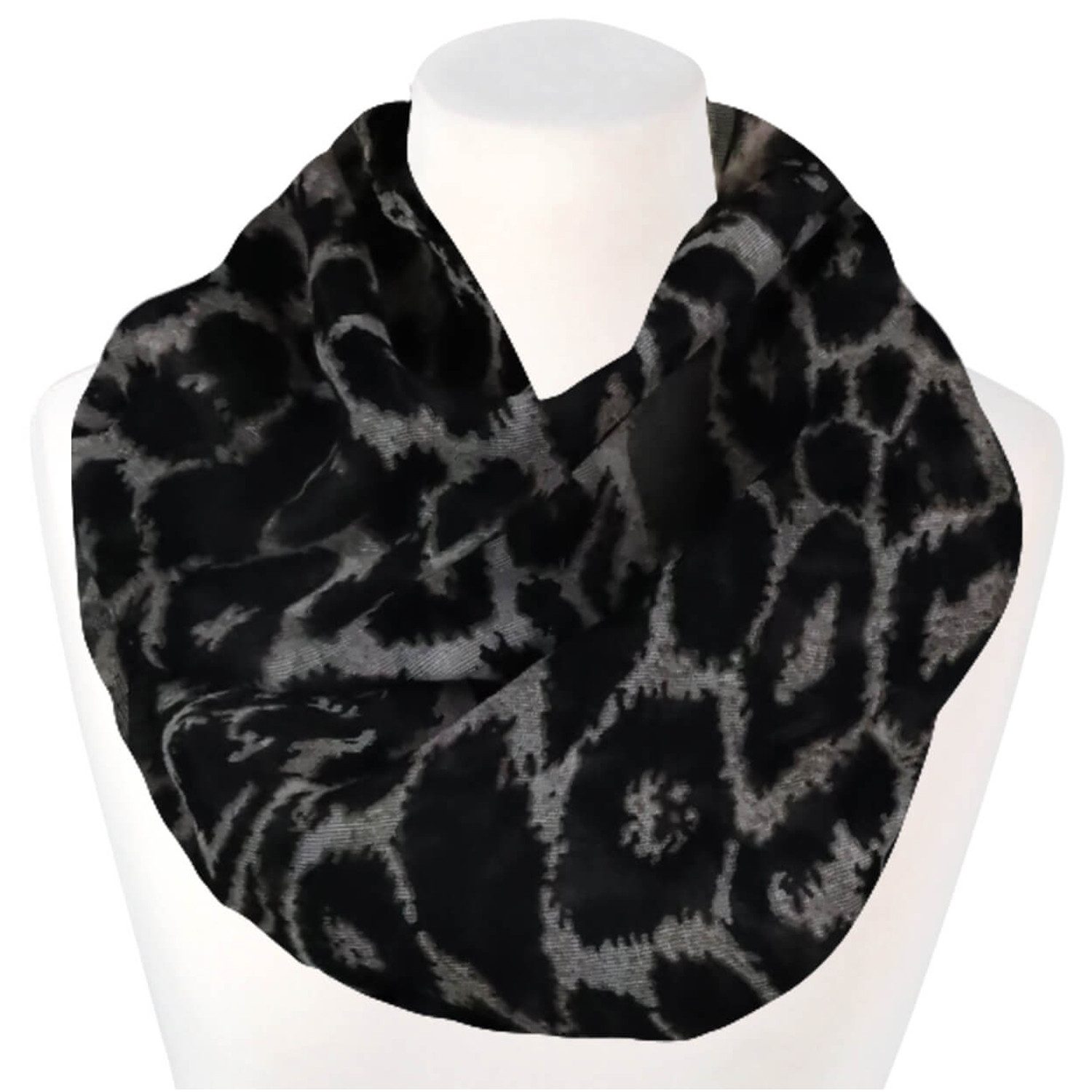 chic4home Loop Voyage Vibes, (1-St. 1-teilig), Damen Loop-Schal Schlauchschal Raubtier Muster