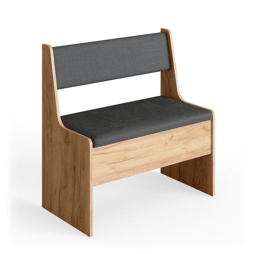 Vicco Sitzbank Roman, Sand/Anthrazit, 76 x 42 cm