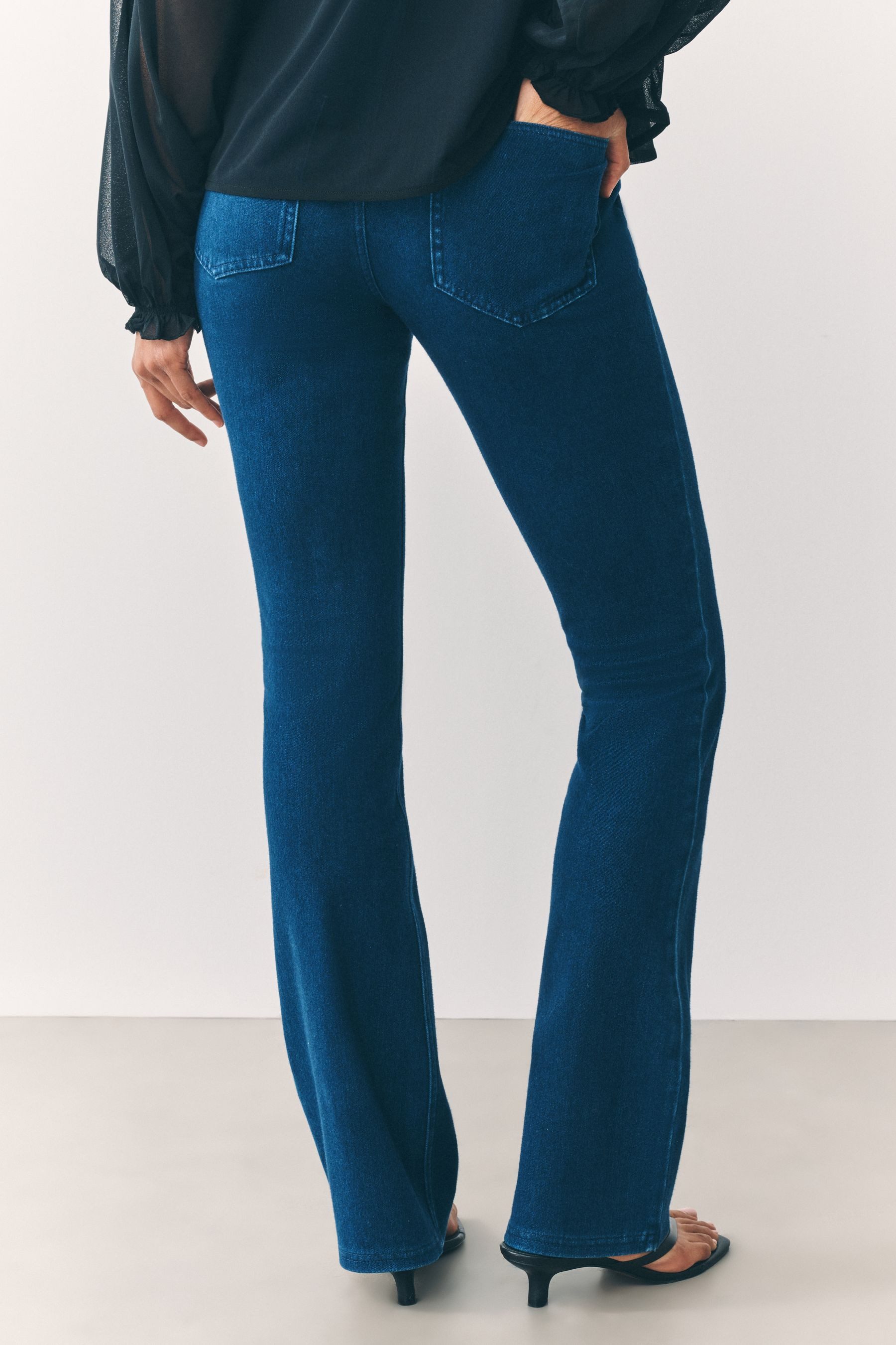 Next Jeansleggings Bootcut-Leggings aus Jersey-Denim (1-tlg) günstig online kaufen