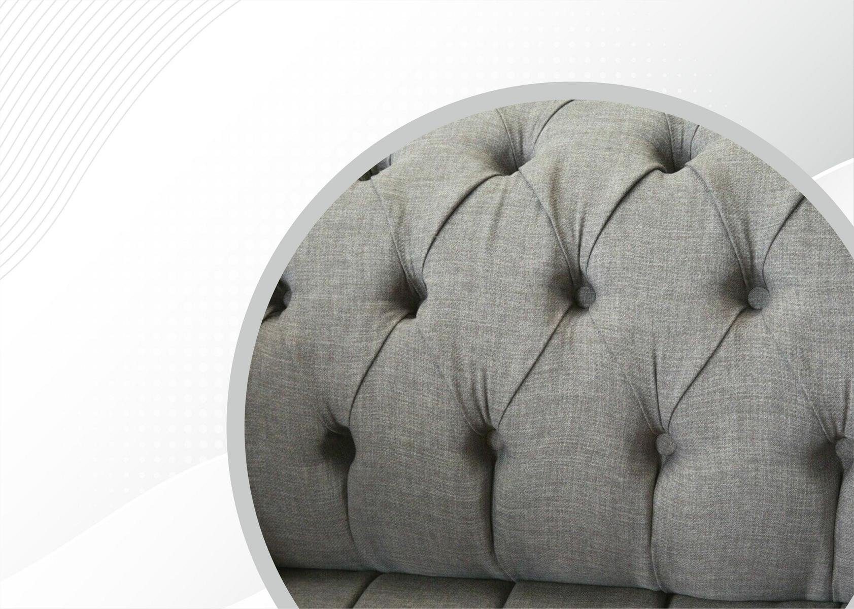 Chesterfield-Sofa, 3 JVmoebel Design Sofa Sitzer Chesterfield 225 Couch cm Sofa