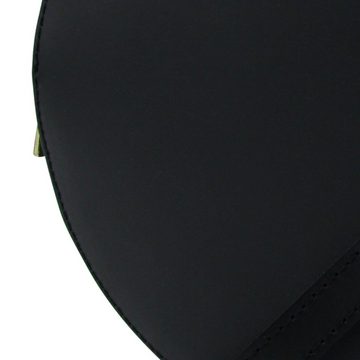 Toscanto Schultertasche Toscanto Tasche schwarz Schultertasche (Schultertasche), Damen Schultertasche Leder, schwarz, Größe ca. 18cm