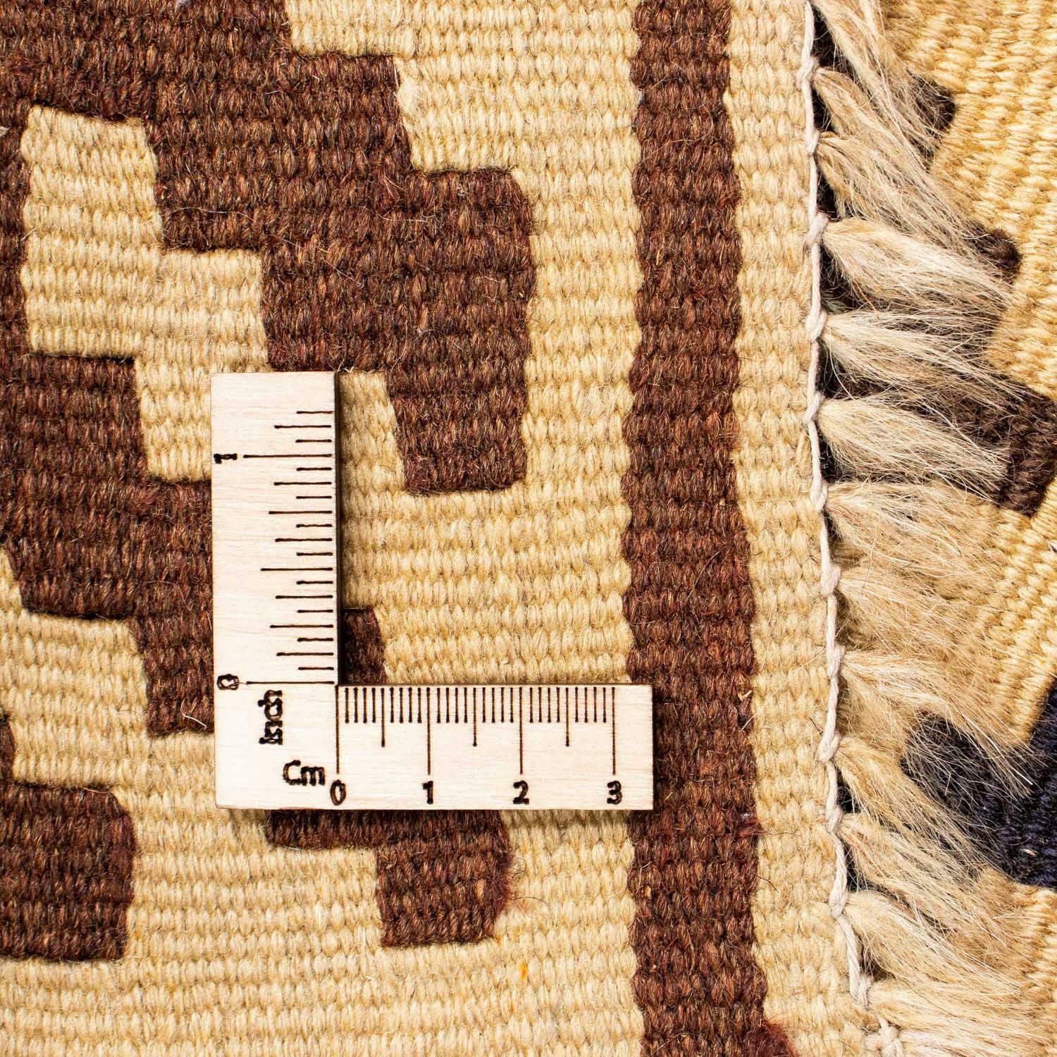 Wollteppich Kelim Fars Nomadisch Beige 147 200 cm, morgenland, mm, rechteckig, 4 x Höhe: OrientOptik