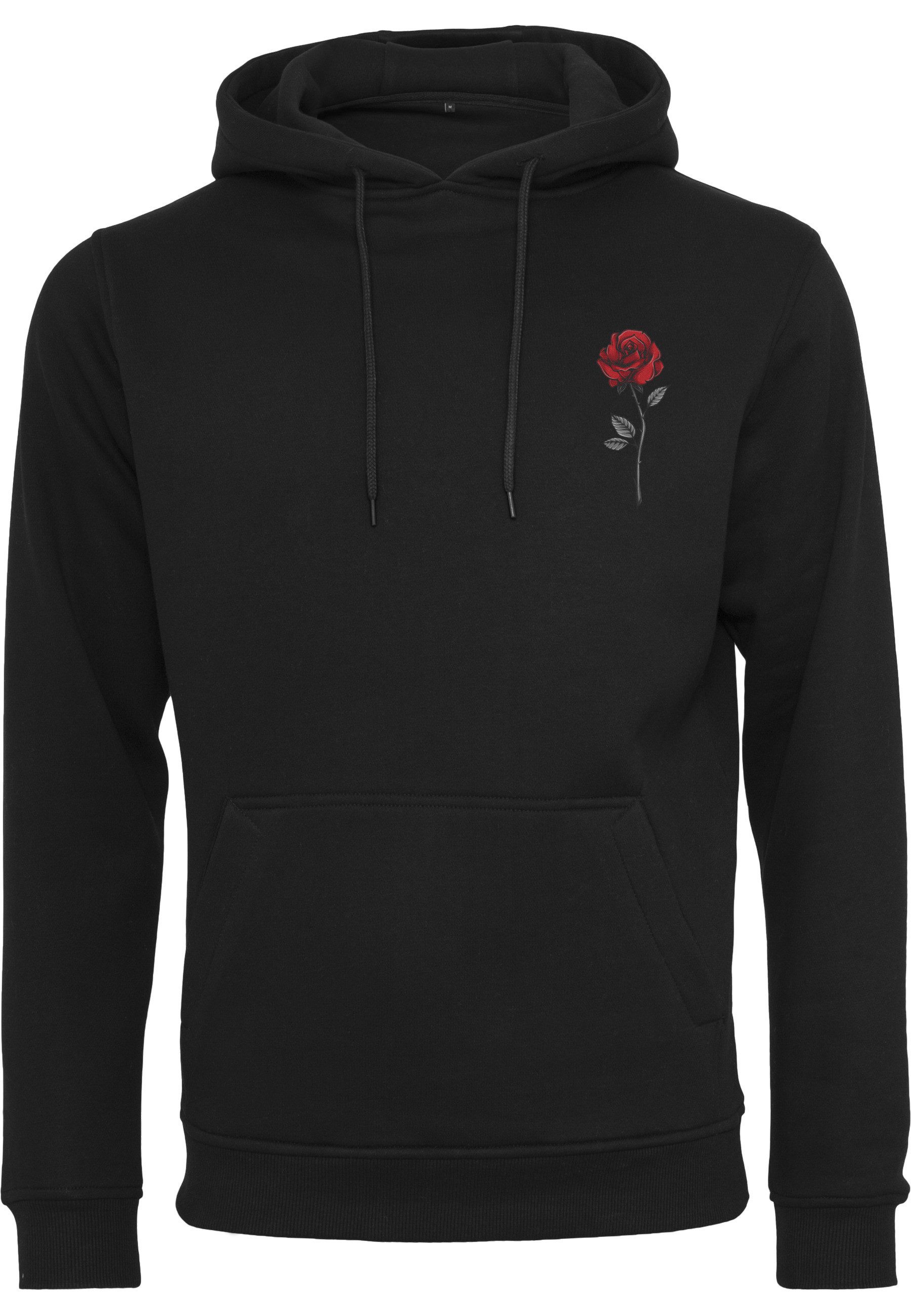 MisterTee Rundhalspullover MisterTee Herren Wild Rose Hoody (1-tlg)