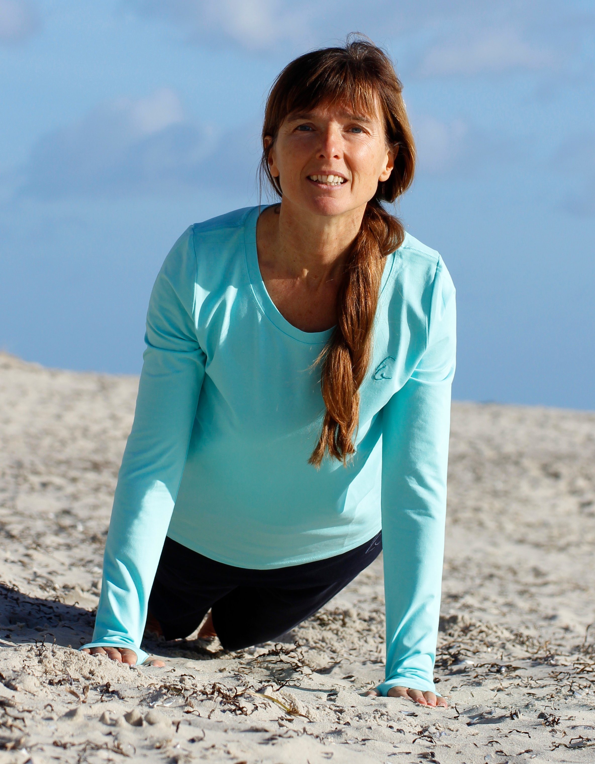 ESPARTO Yogashirt Langarmshirt Vicitra Ärmel mt Daumenloch günstig online kaufen