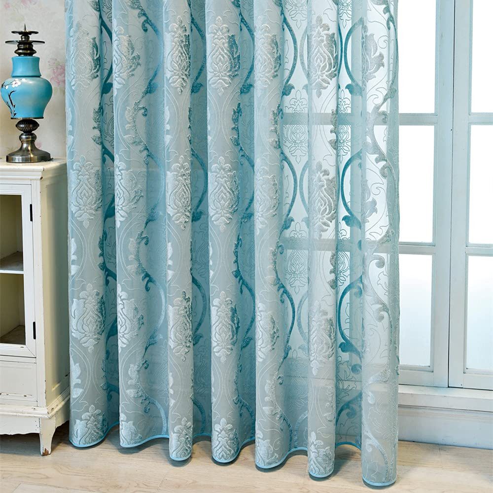 M&W DAS DESIGN Vorhang Wohnzimmer Schlafzimmer Mit ösen 200Bx245H (1er), 2 für Paar – Bild 3 von 5