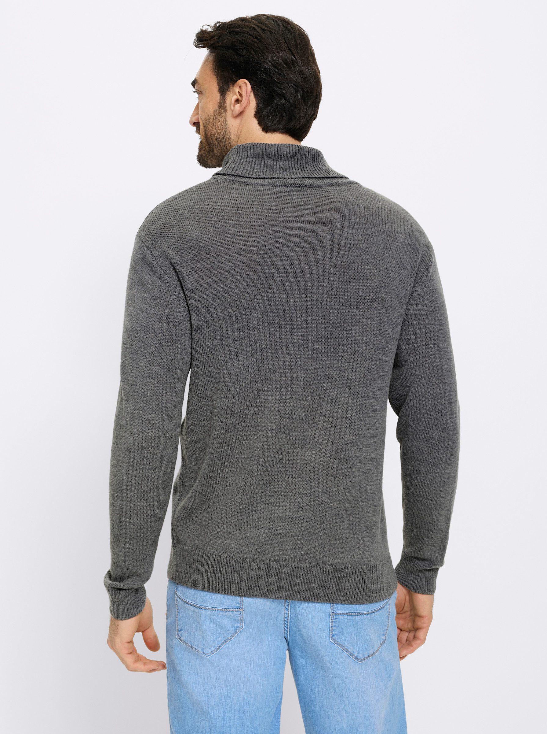 Witt Strickpullover Rollkragenpullover Langarm Jersey