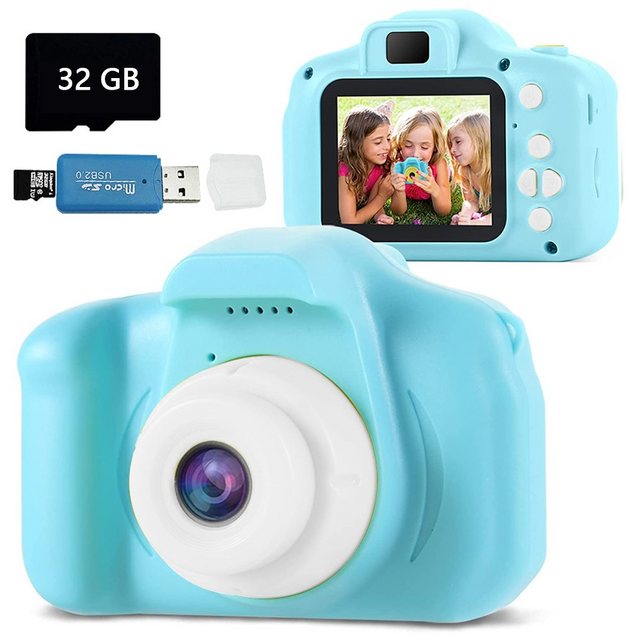 Mmgoqqt »Kinderkamera Digitalkamera Kinder mit 2 Zoll Großbildschirm 800w HD Selfie Kamera für 3 10 Jahre Alter Mädchen Geburtstag Kinder Spielzeug« Kinderkamera  - Onlineshop OTTO