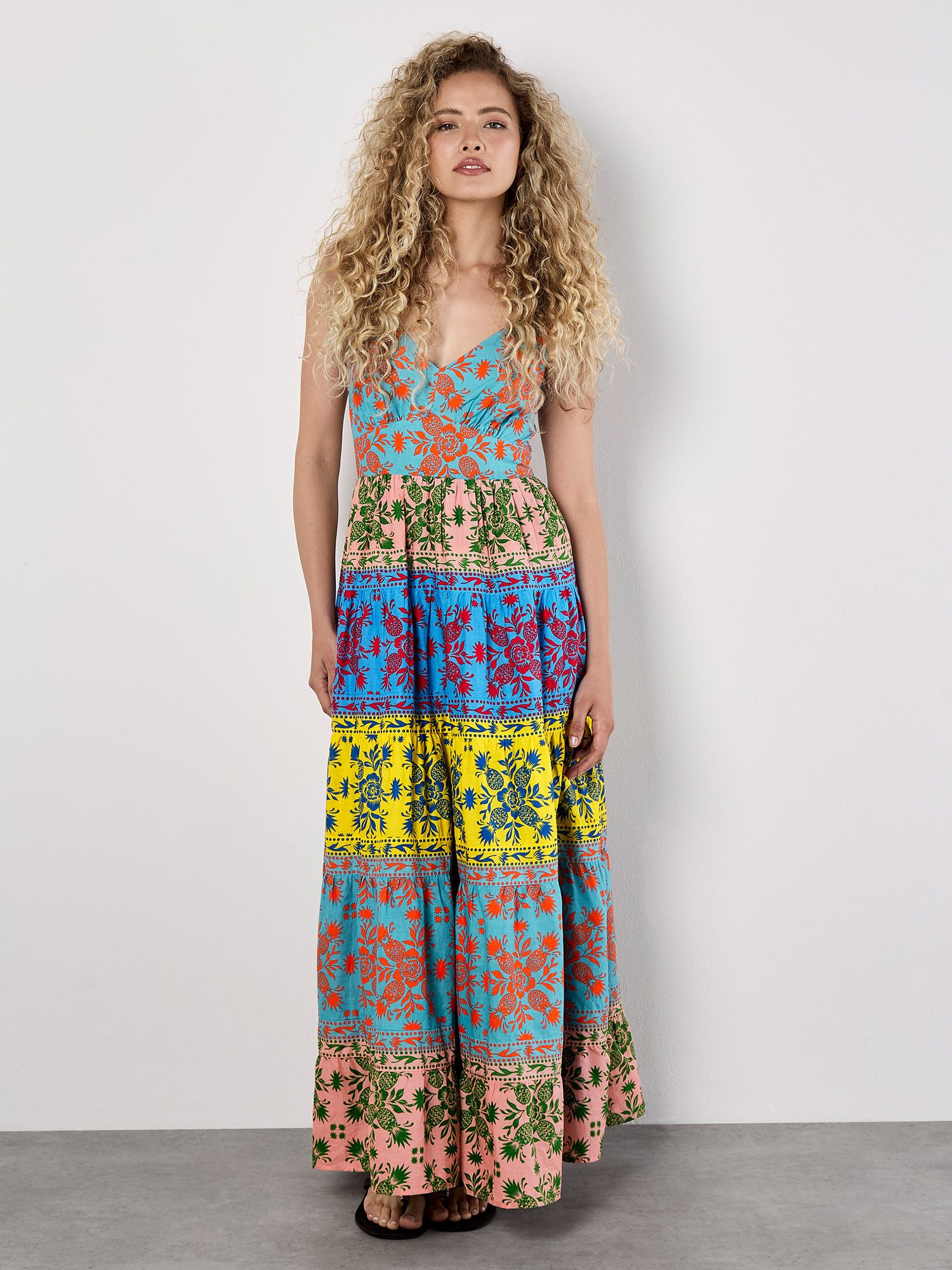 Apricot Maxikleid günstig online kaufen